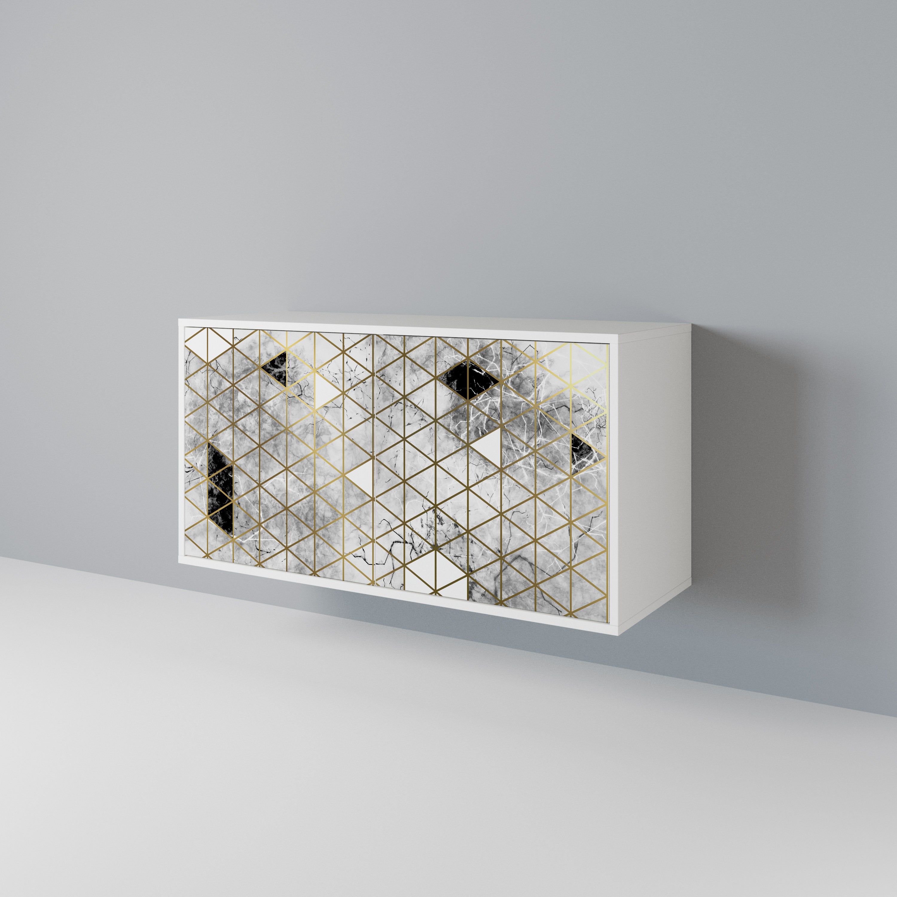 ASHEN ARIA Aparador de 2 Puertas