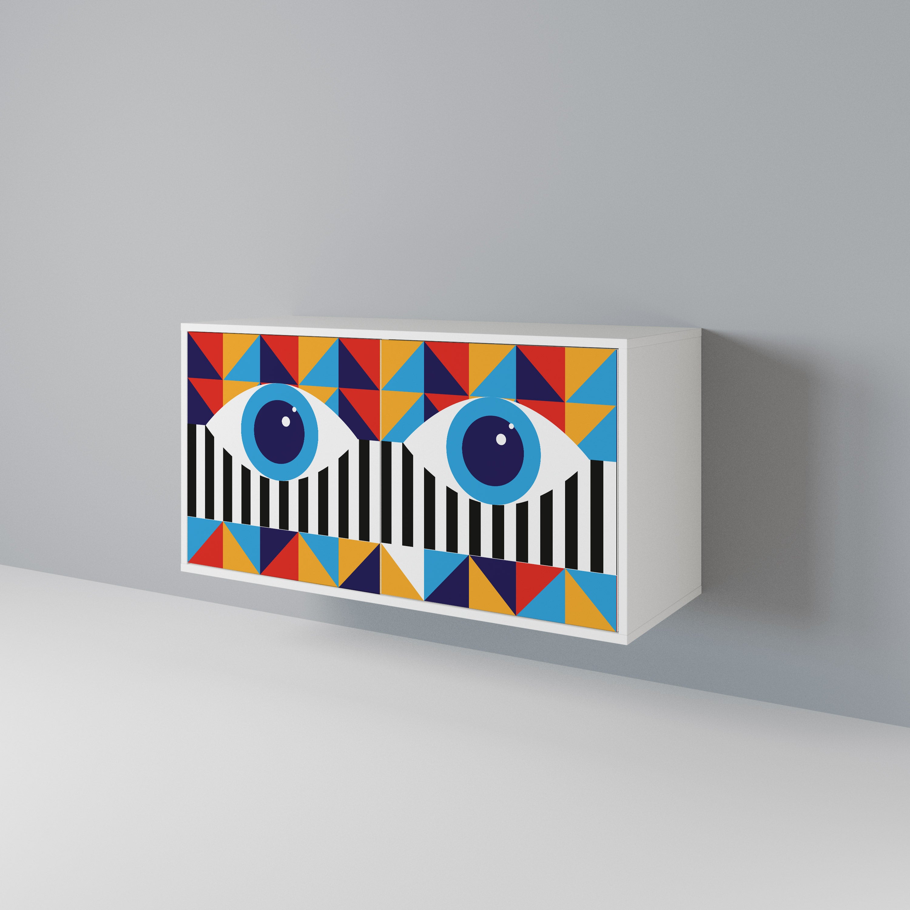 ABSTRACTION AND GEOMETRY Aparador de 2 Puertas