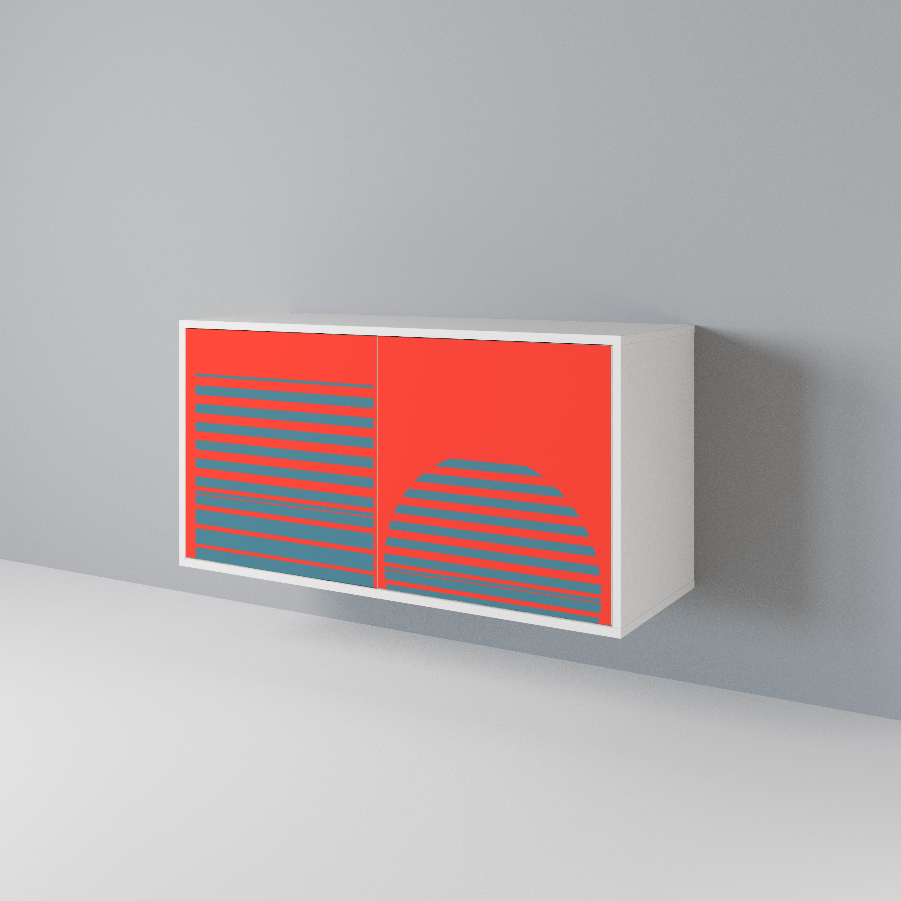 RISING GEOMETRY STARS Aparador de 2 Puertas