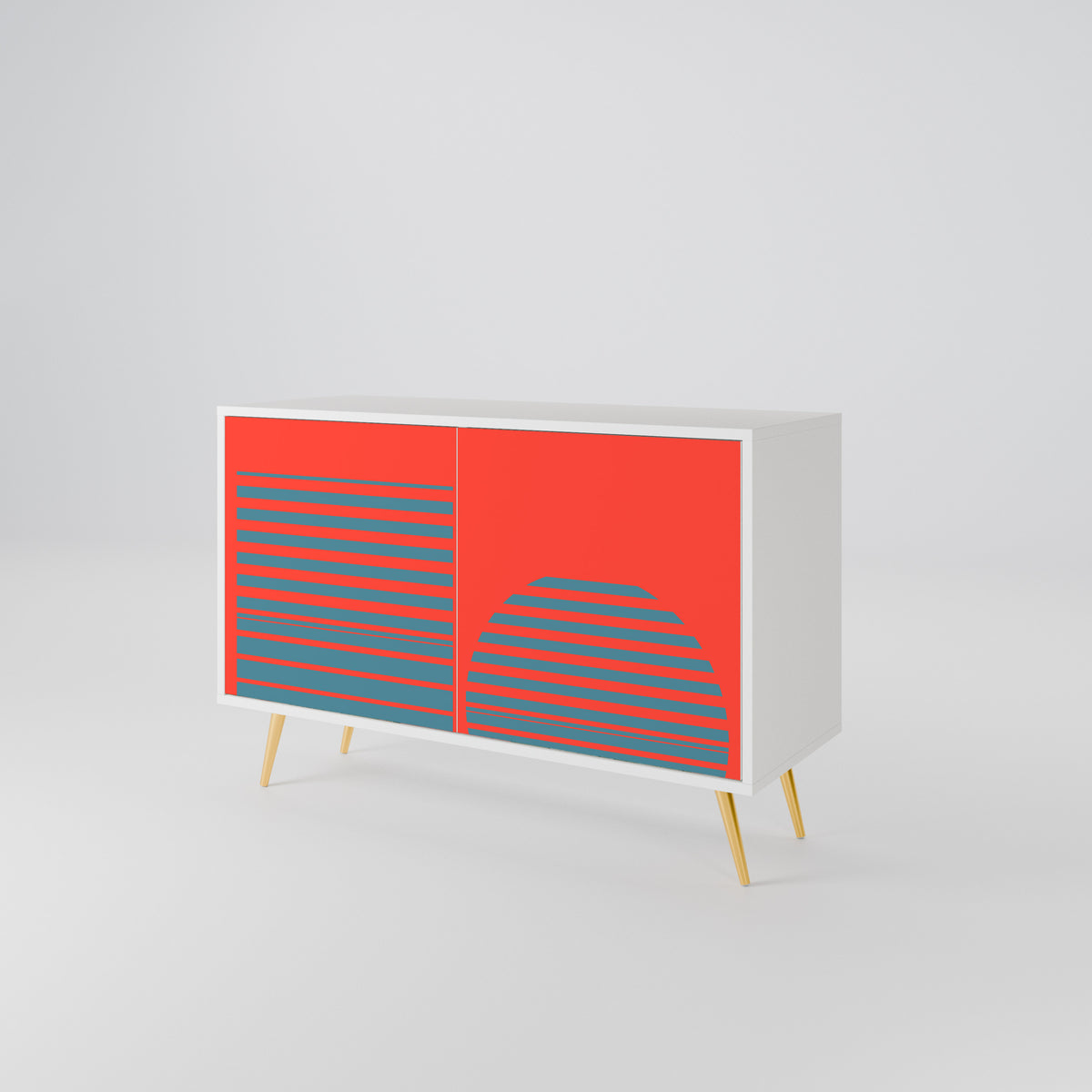 RISING GEOMETRY STARS Aparador de 2 Puertas