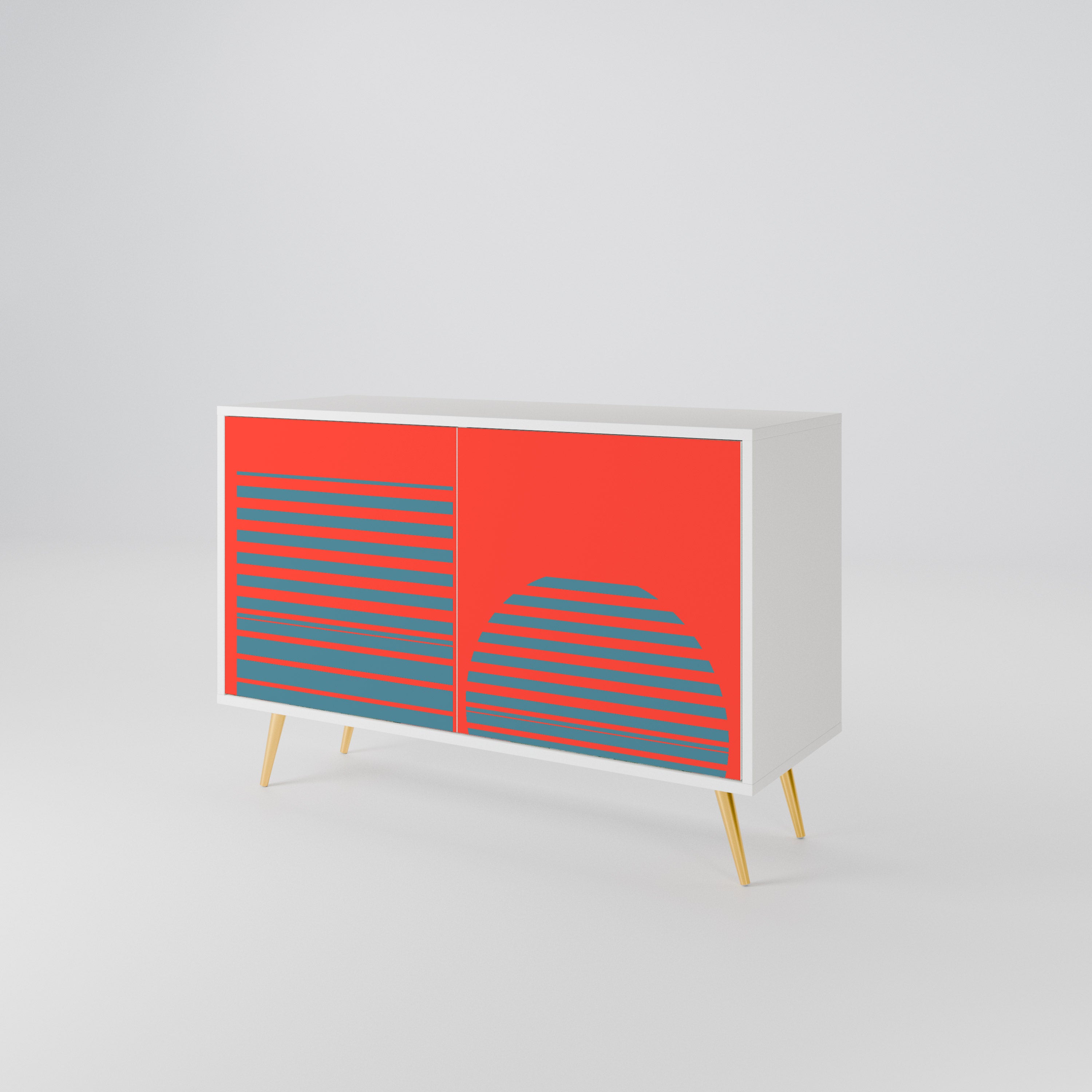 RISING GEOMETRY STARS Aparador de 2 Puertas