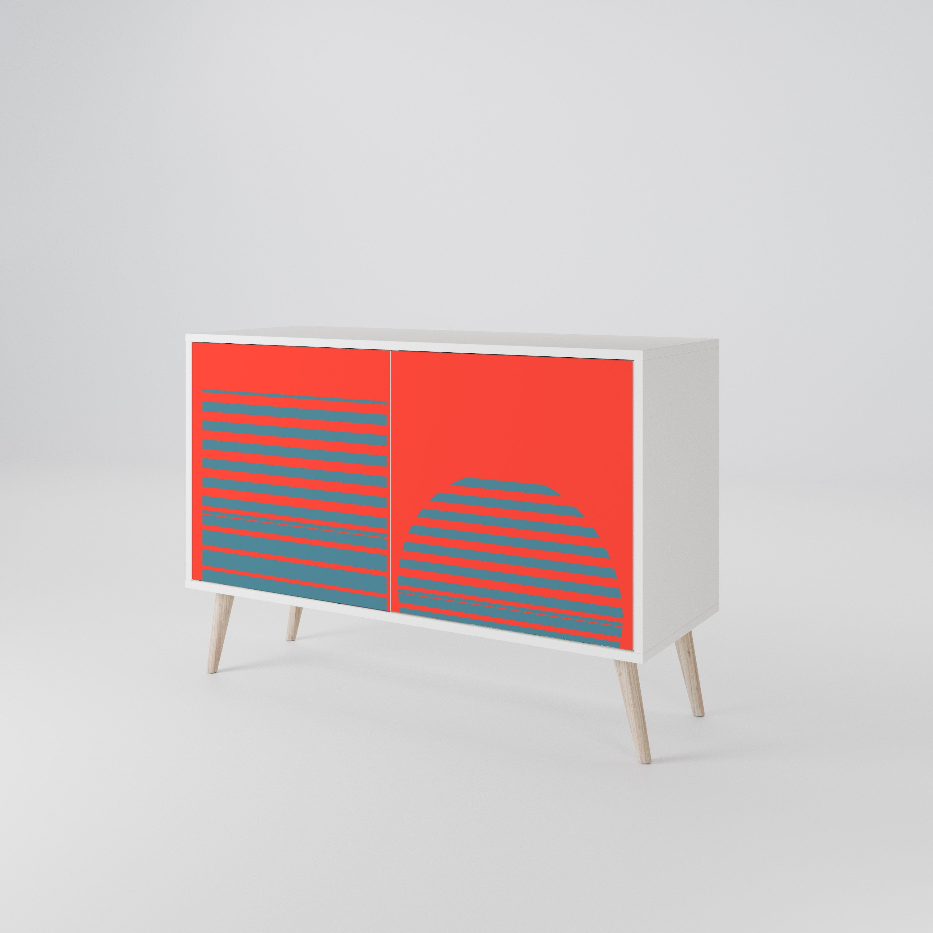 RISING GEOMETRY STARS Aparador de 2 Puertas