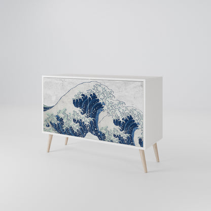 THE GREAT WAVE AT KANAGAWA Aparador de 2 Puertas