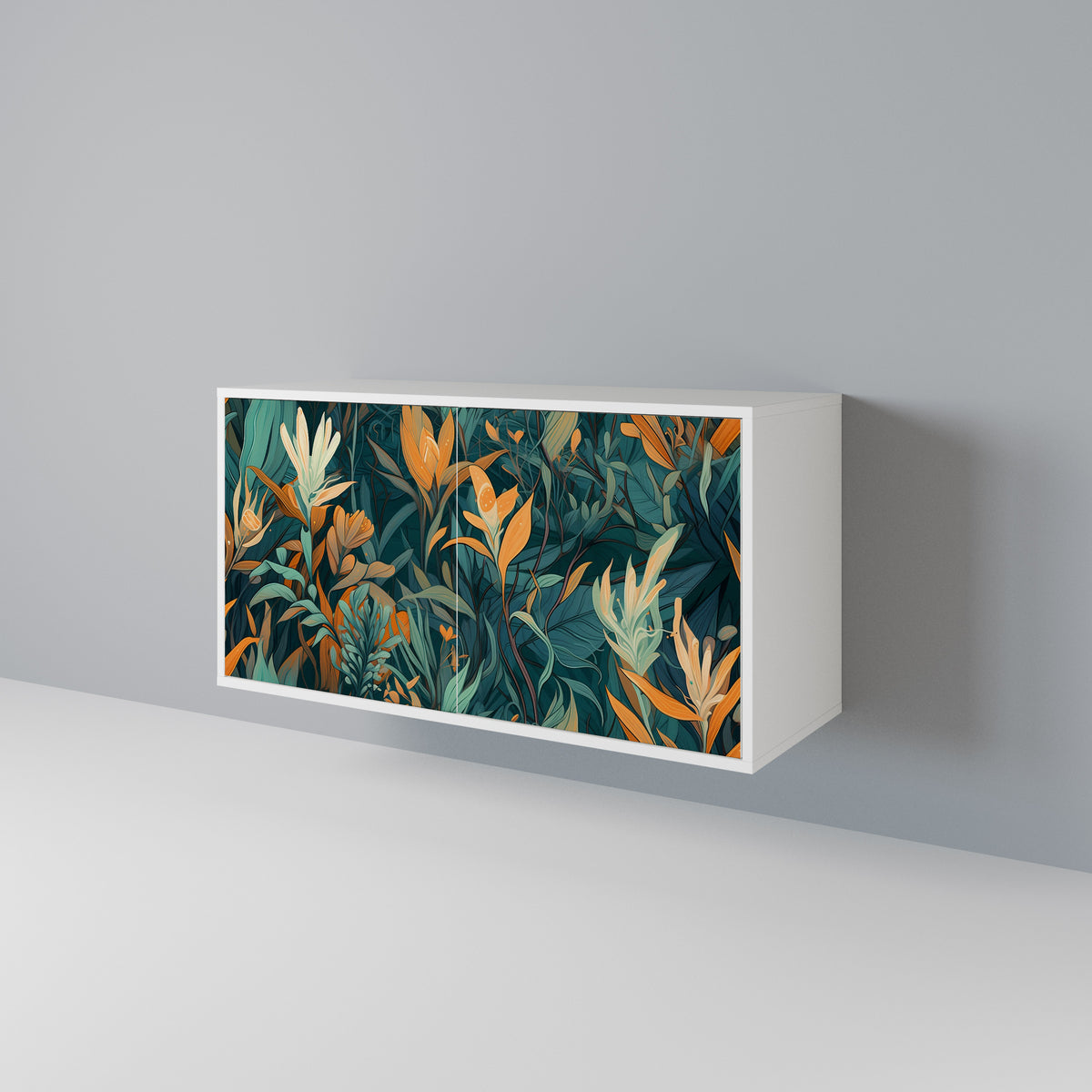 FLORAL SERENITY Aparador de 2 Puertas