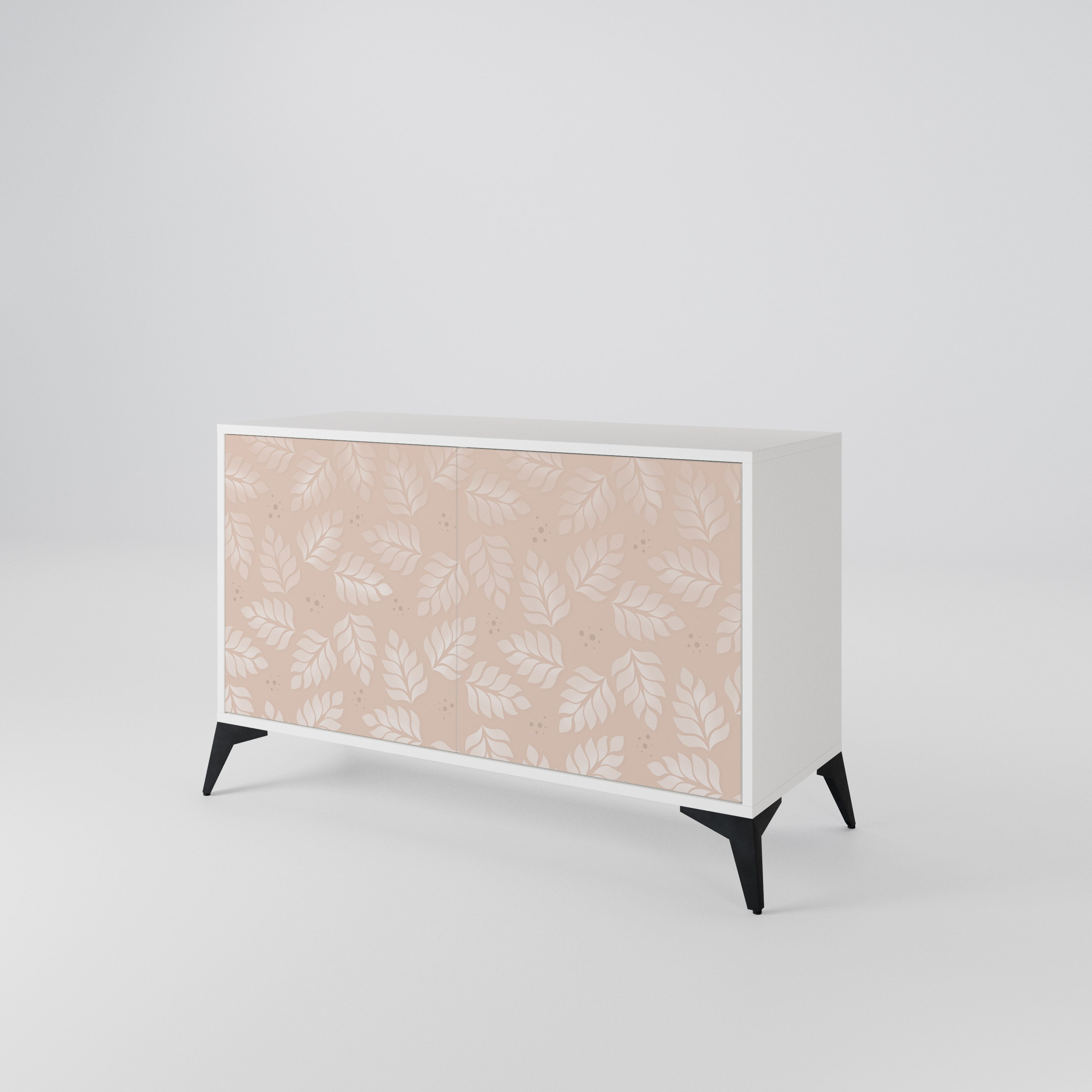 LEAVES ON BEIGE 2-Door Sideboard