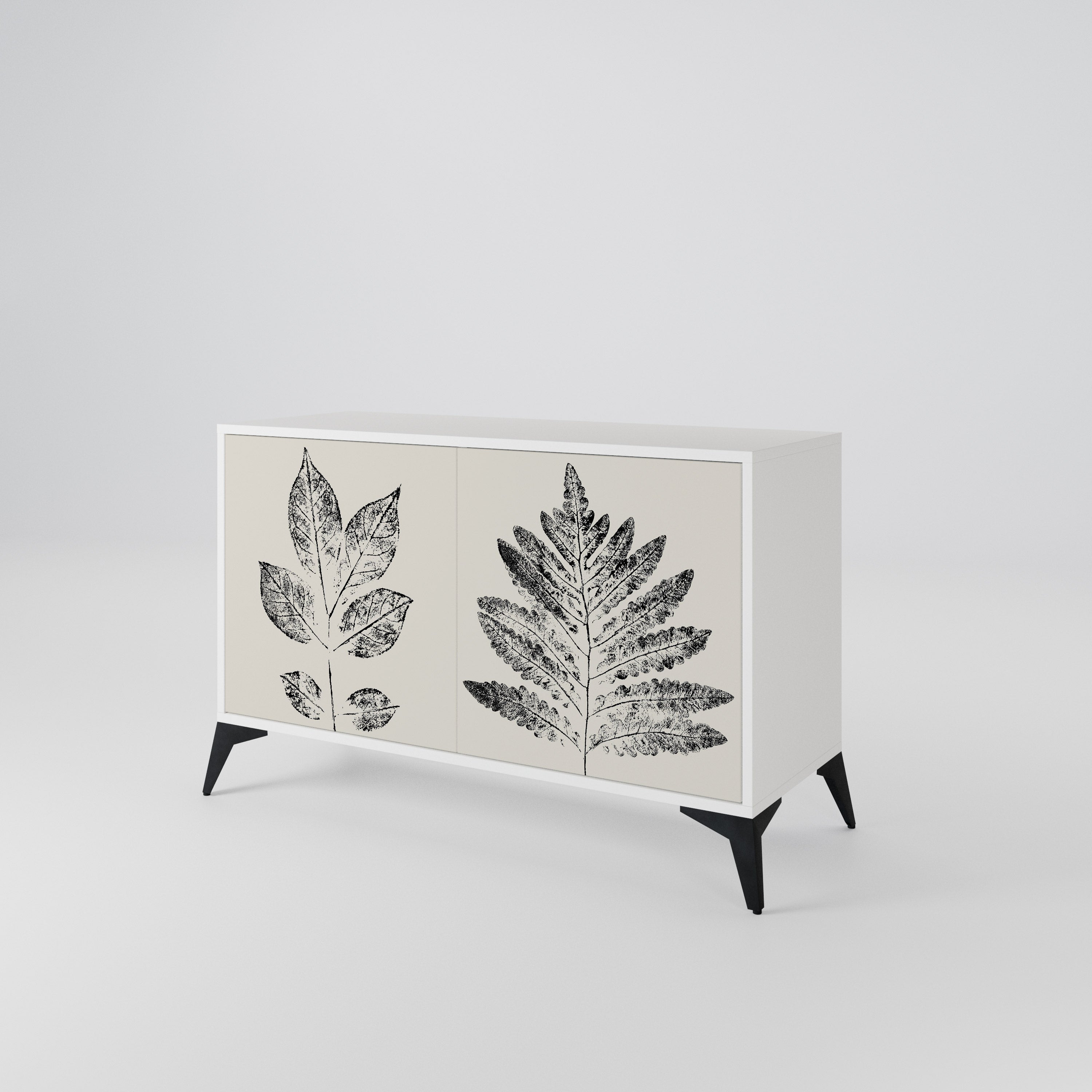 LEAFY STAMPS Aparador de 2 Puertas