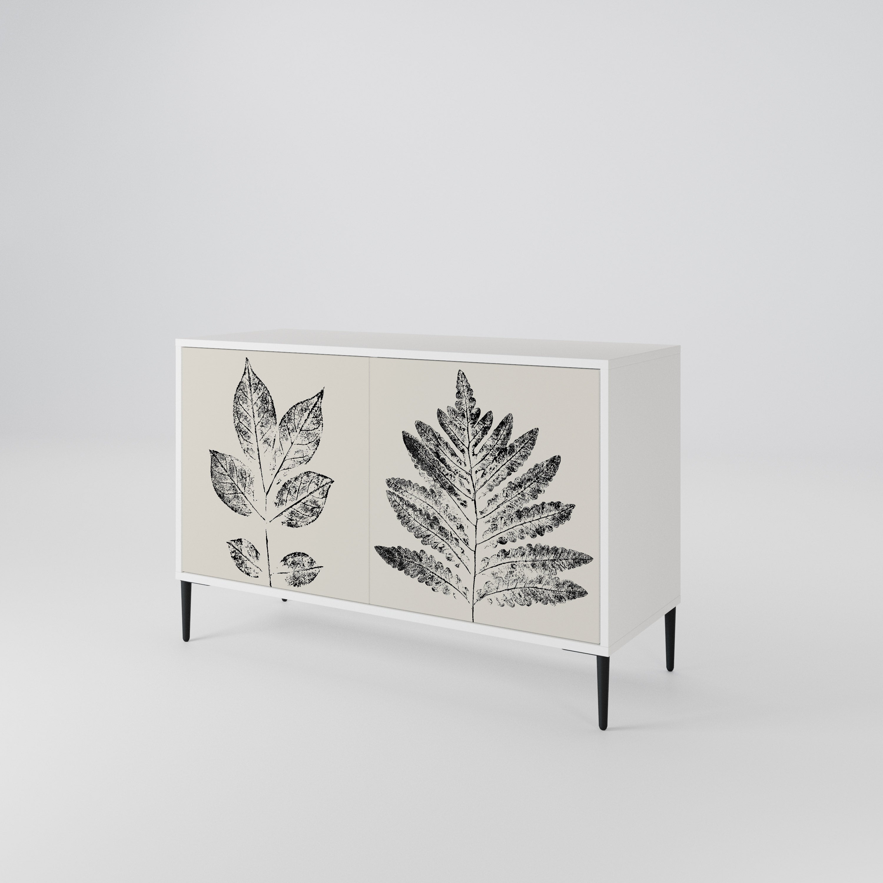 LEAFY STAMPS Aparador de 2 Puertas