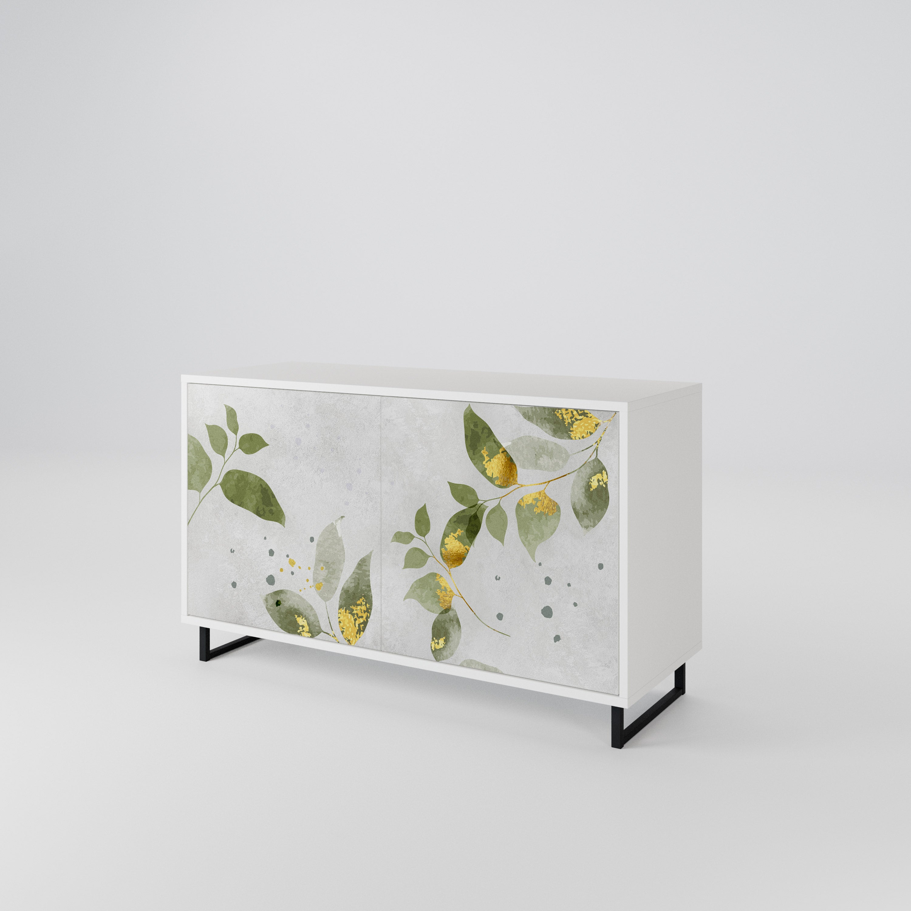 ELEGANT BOTANICS Aparador de 2 Puertas