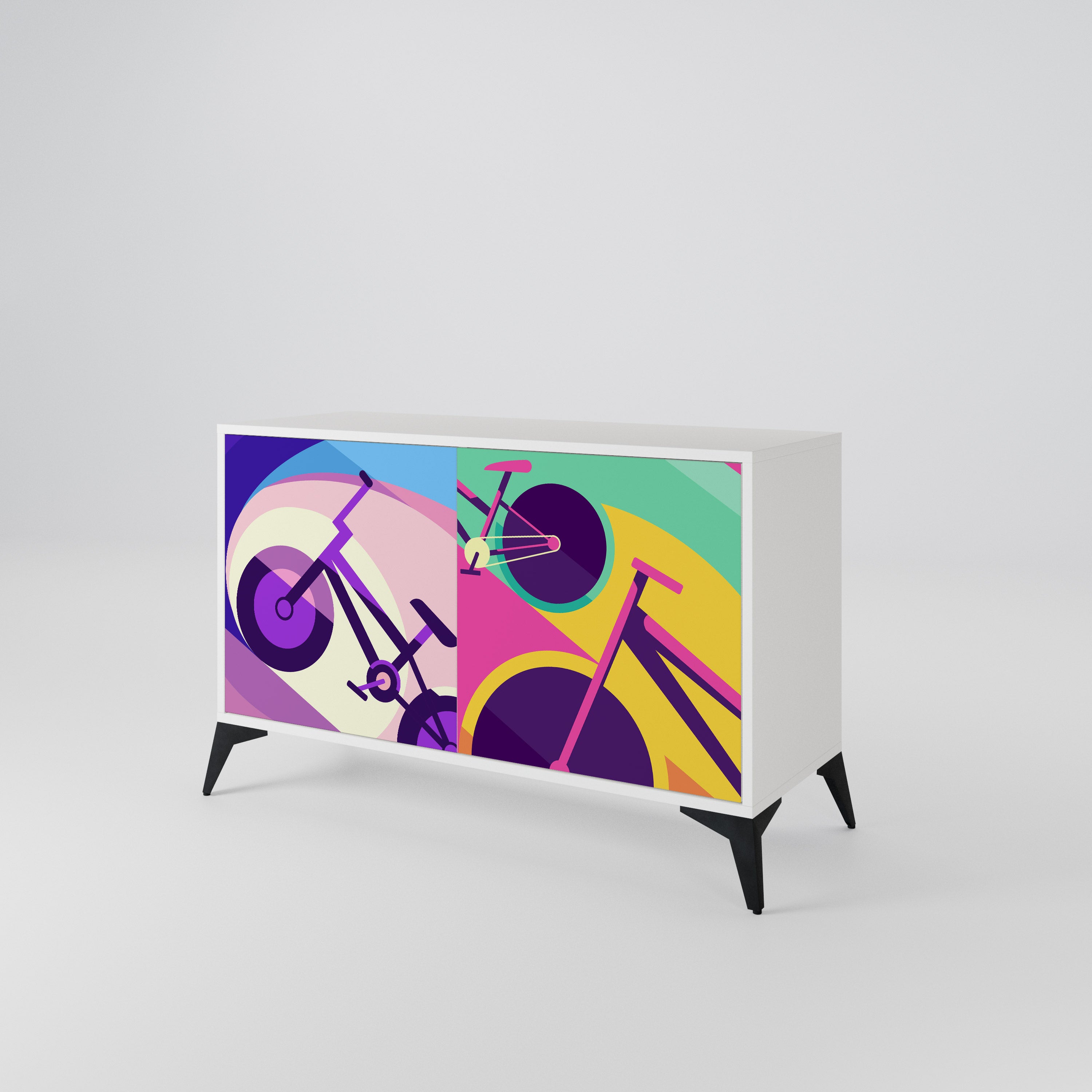 BIKE DREAMS Aparador de 2 Puertas