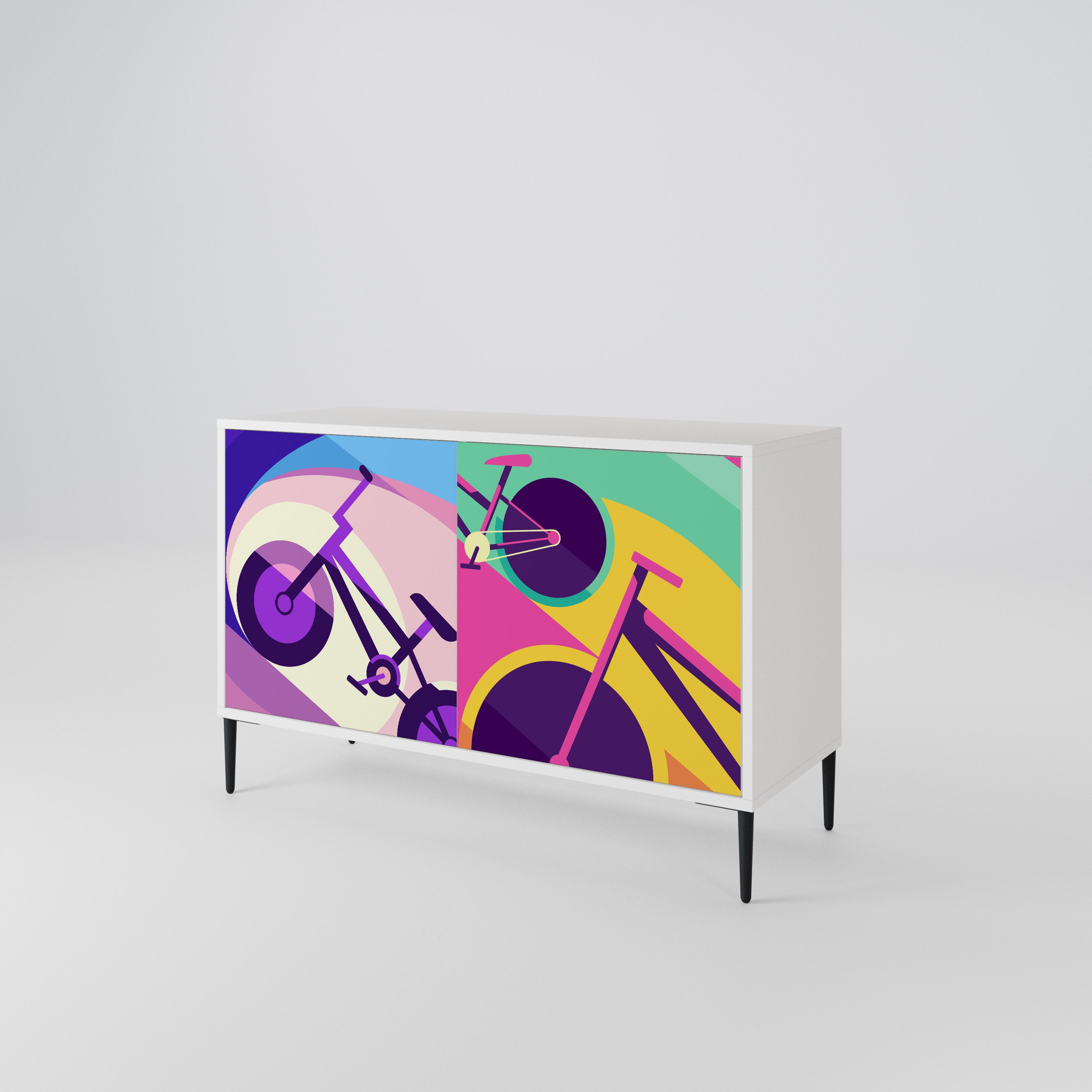 BIKE DREAMS Aparador de 2 Puertas