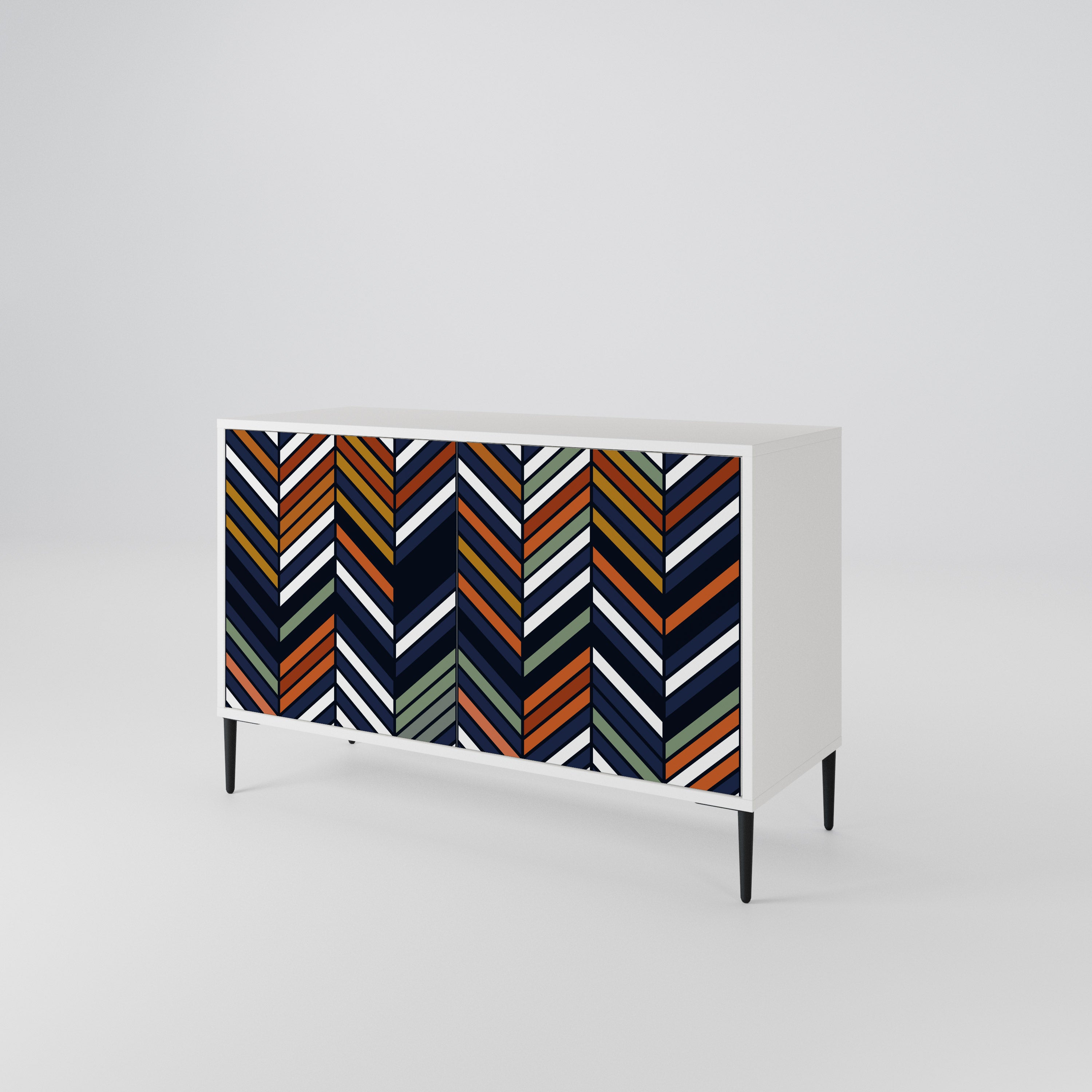 VIBRANT PATCHWORK Aparador de 2 Puertas