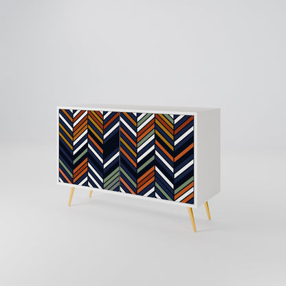 VIBRANT PATCHWORK Aparador de 2 Puertas