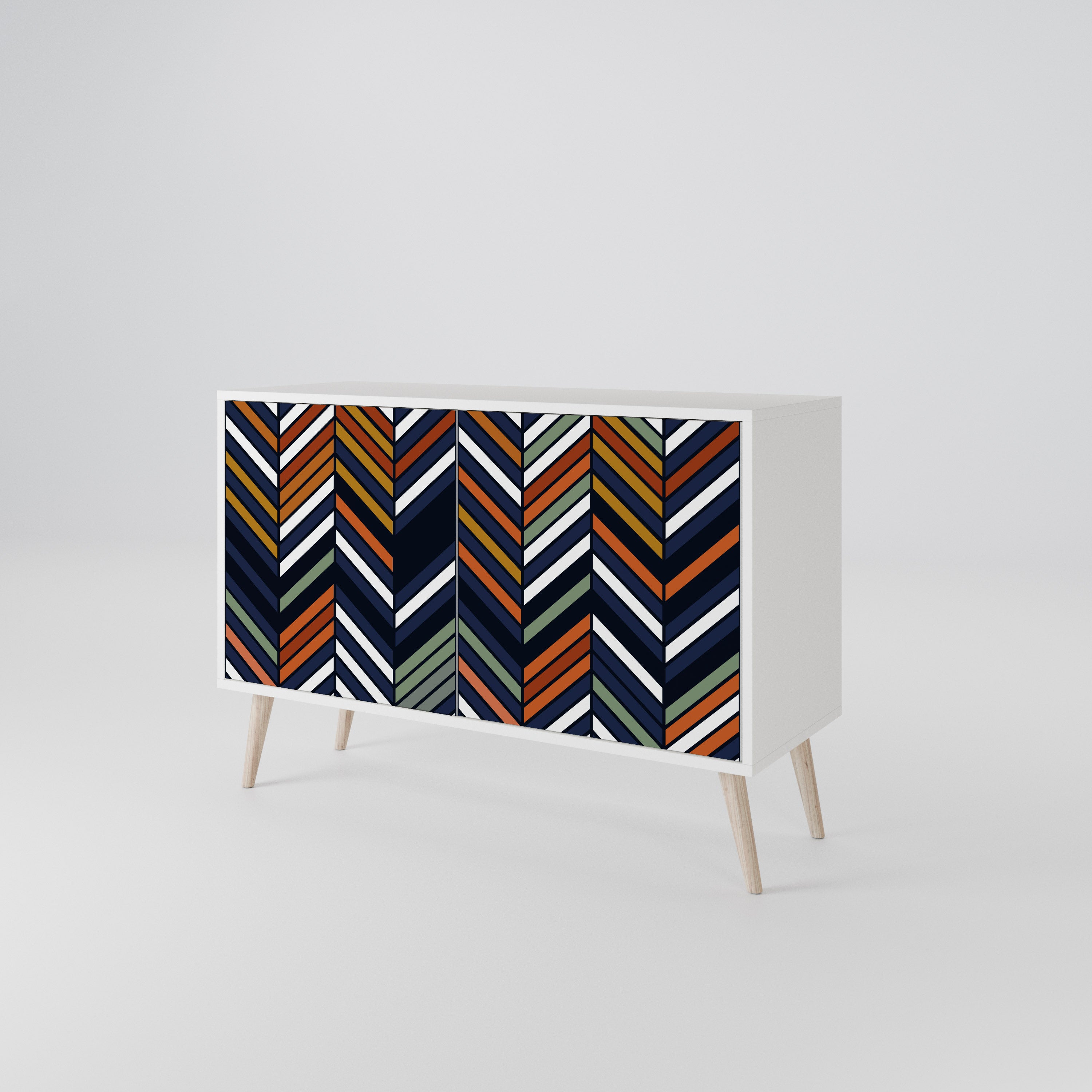 VIBRANT PATCHWORK Aparador de 2 Puertas