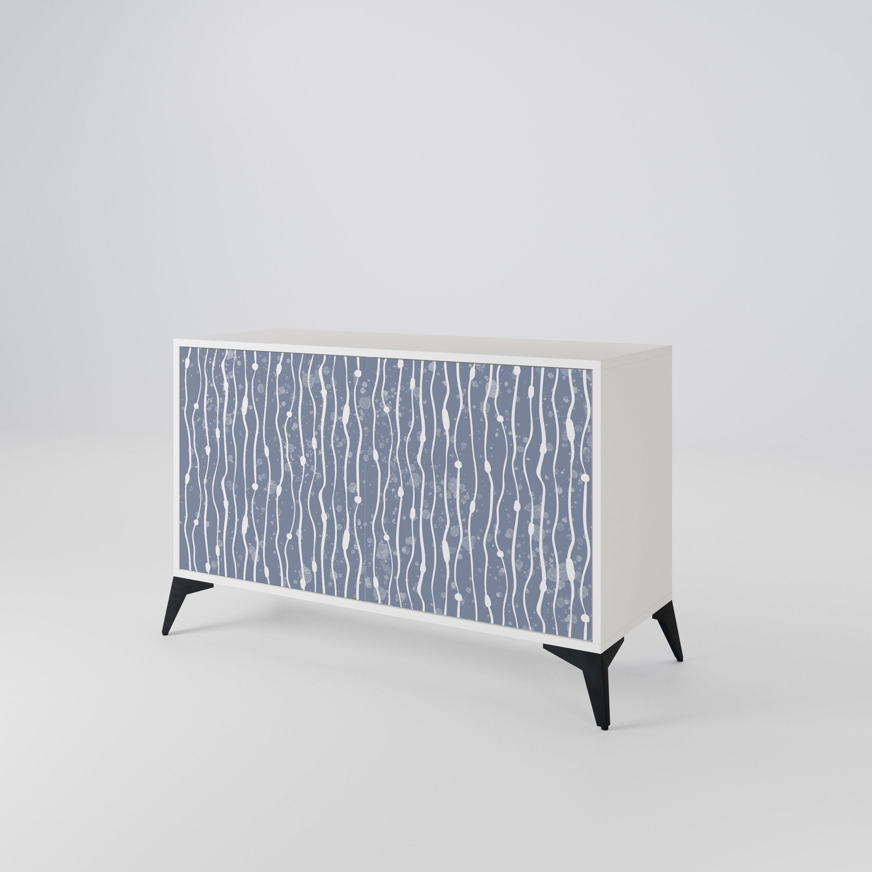 GRAPHITE RAIN Aparador de 2 Puertas