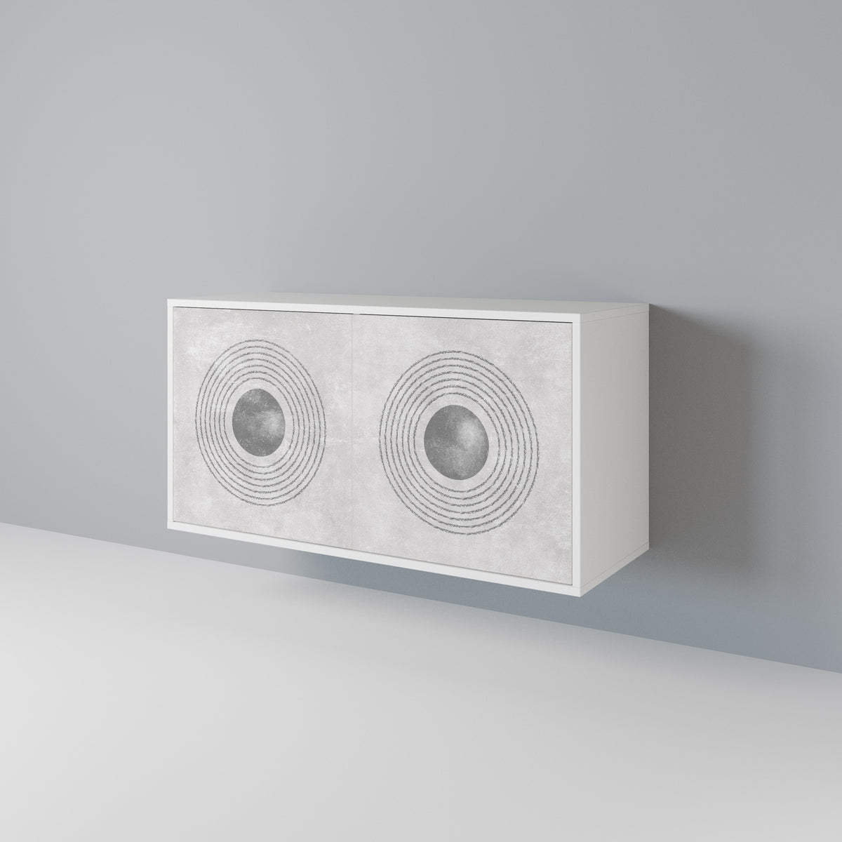 SOLID CIRCLES Aparador de 2 Puertas