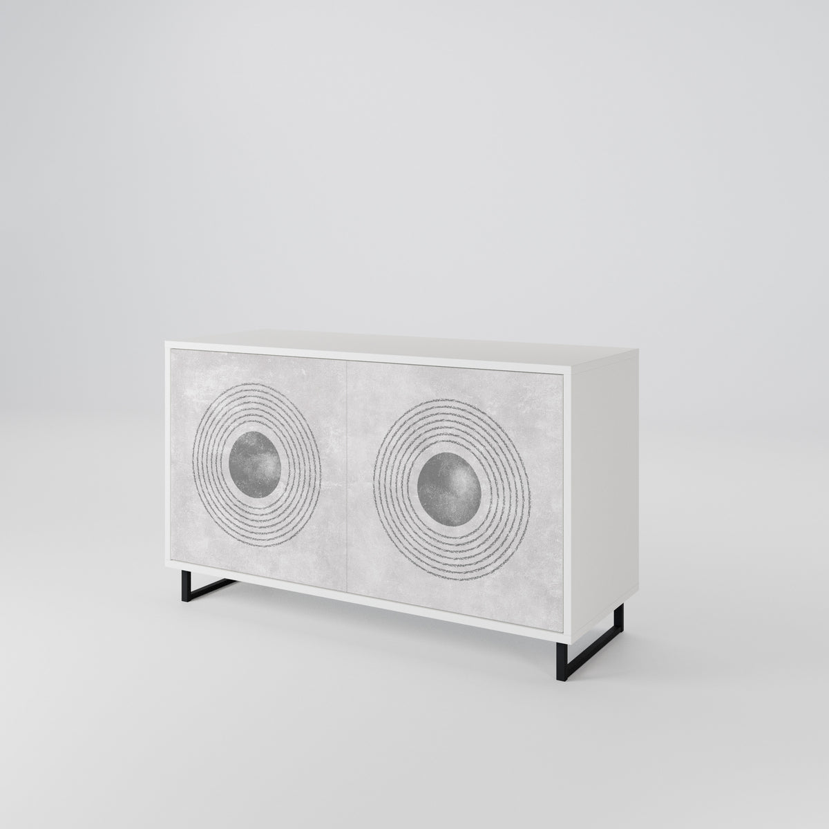 SOLID CIRCLES Aparador de 2 Puertas