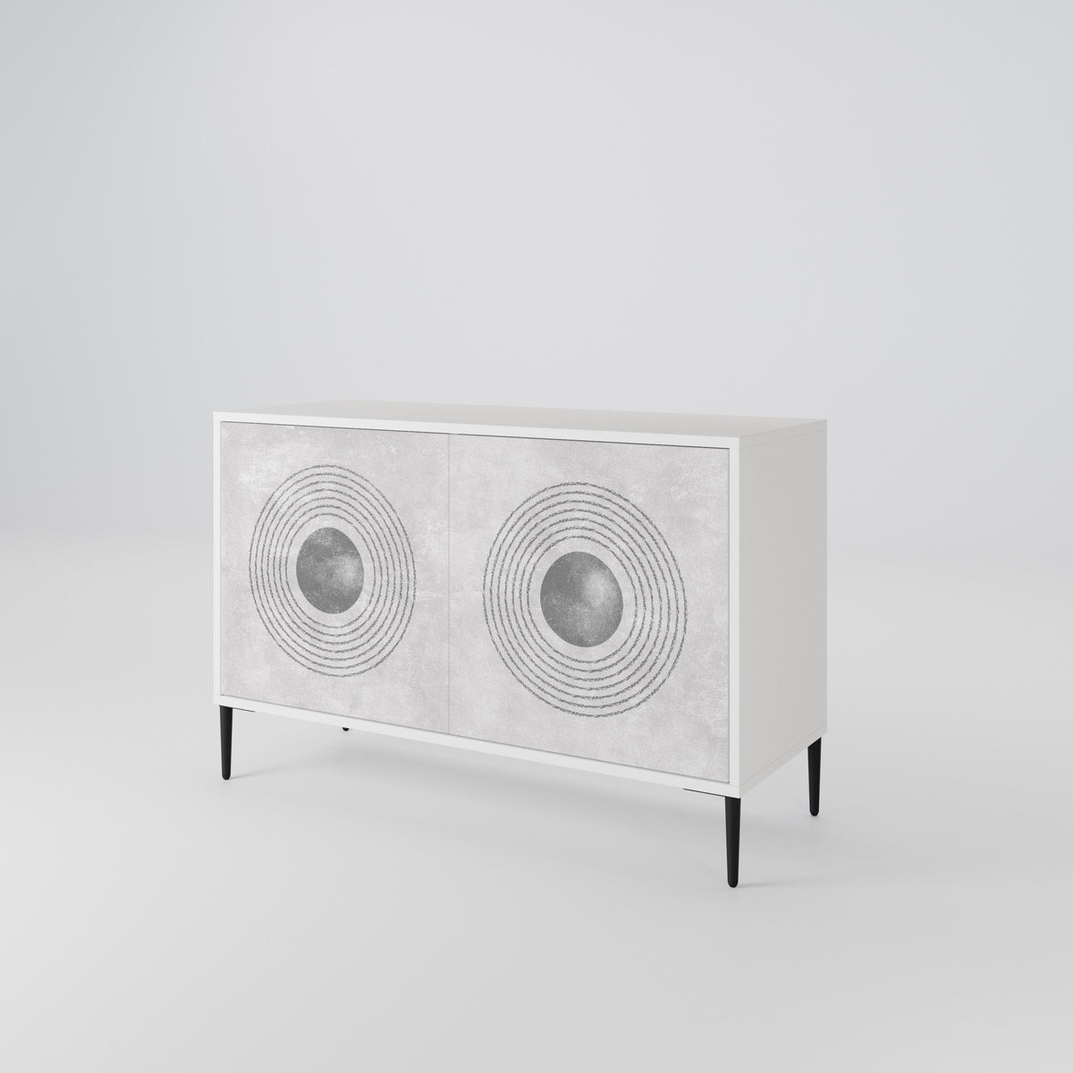 SOLID CIRCLES Aparador de 2 Puertas