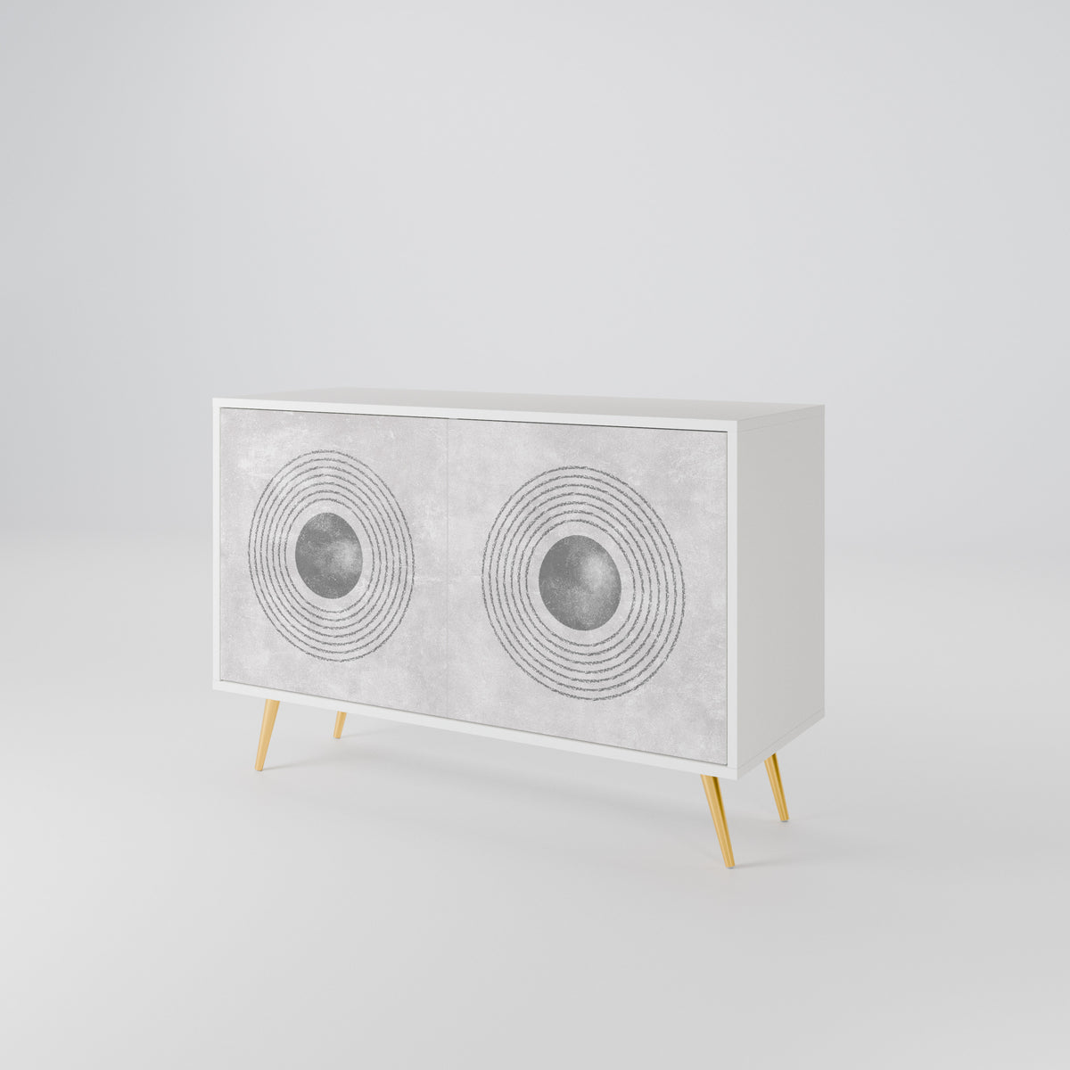 SOLID CIRCLES Aparador de 2 Puertas