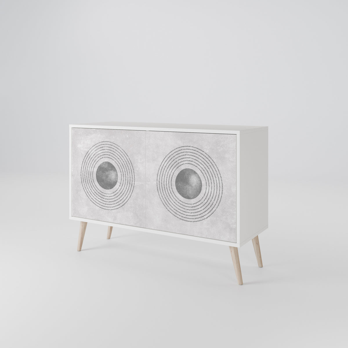 SOLID CIRCLES Aparador de 2 Puertas