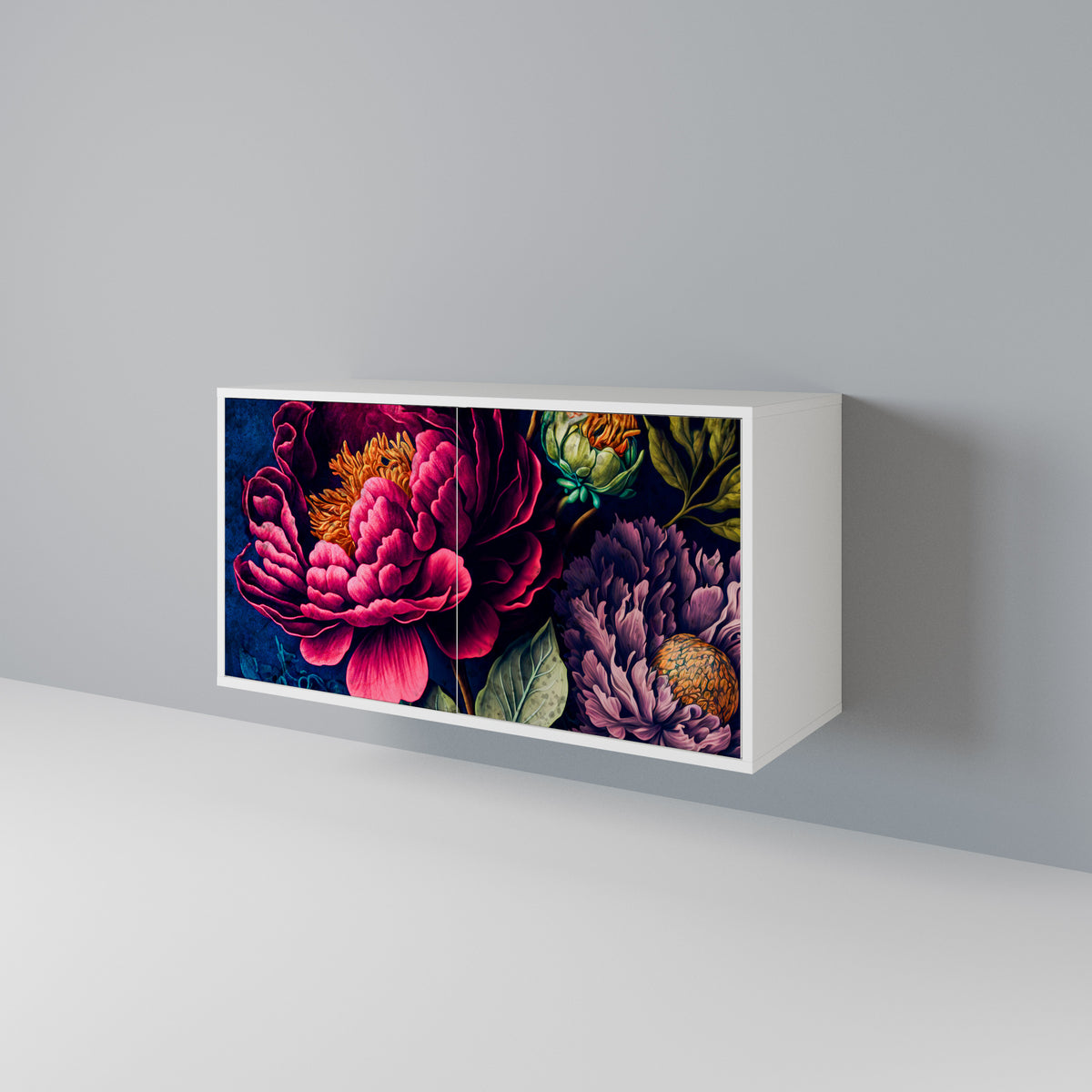 BLOOMING ELEGANCE Aparador de 2 Puertas