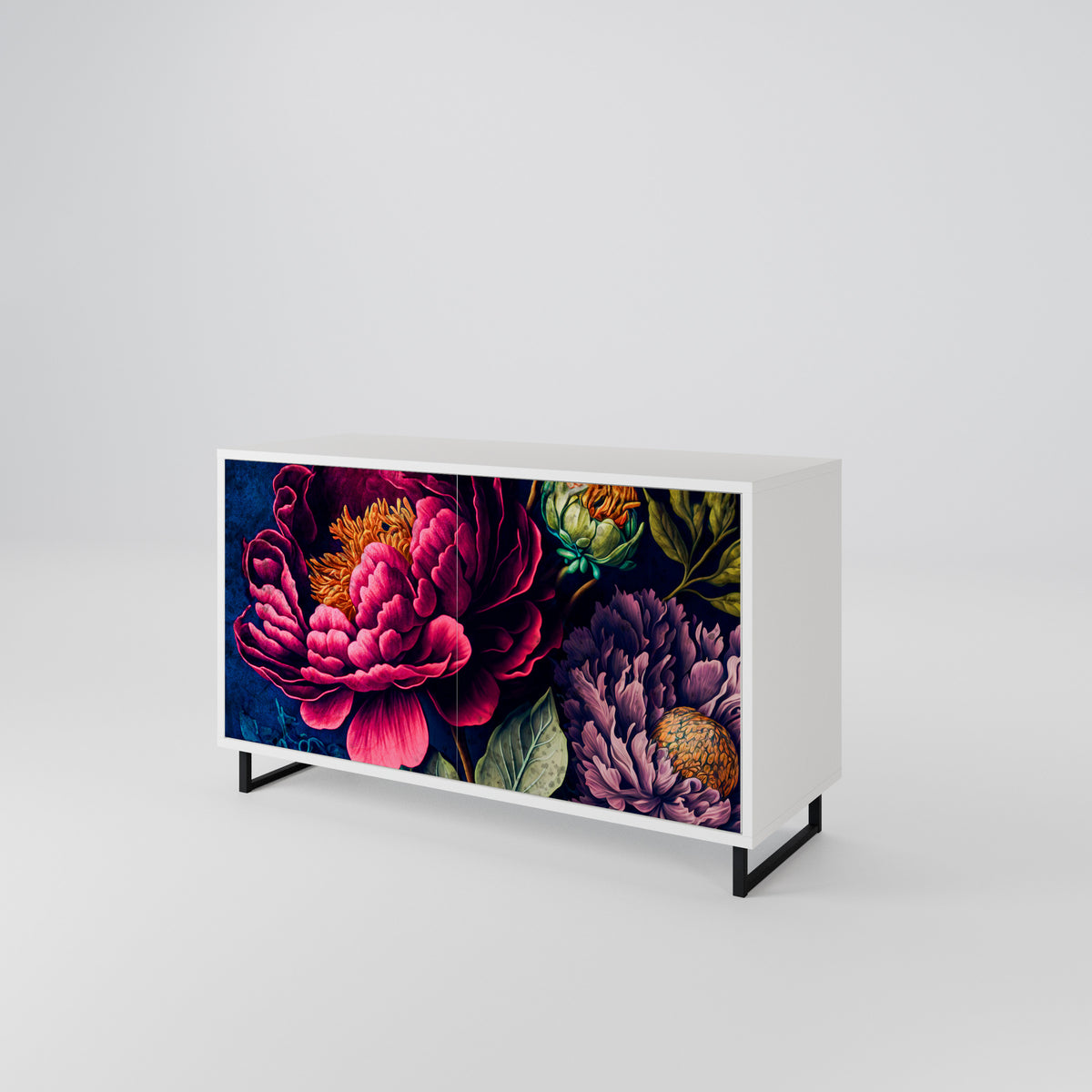 BLOOMING ELEGANCE Aparador de 2 Puertas