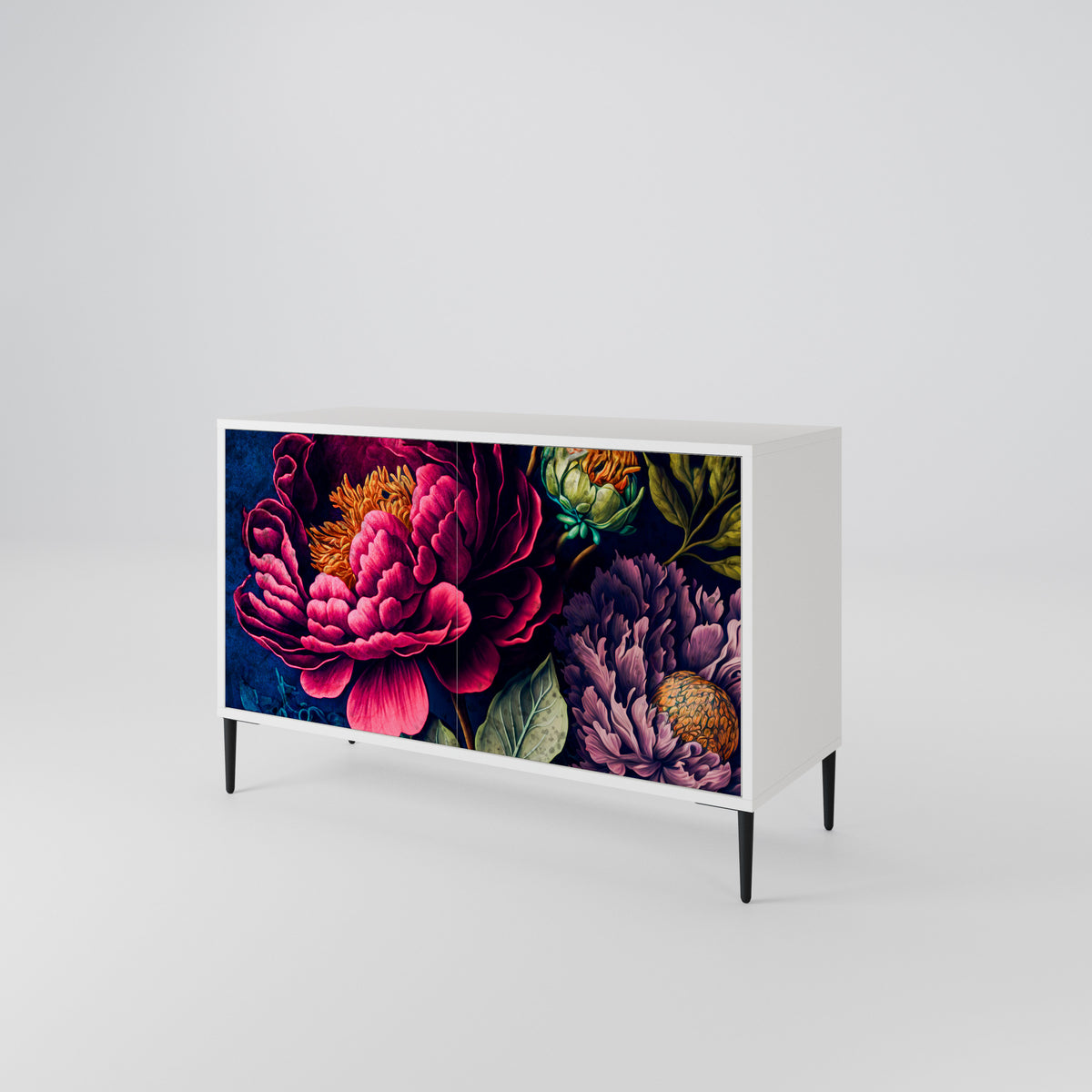 BLOOMING ELEGANCE Aparador de 2 Puertas