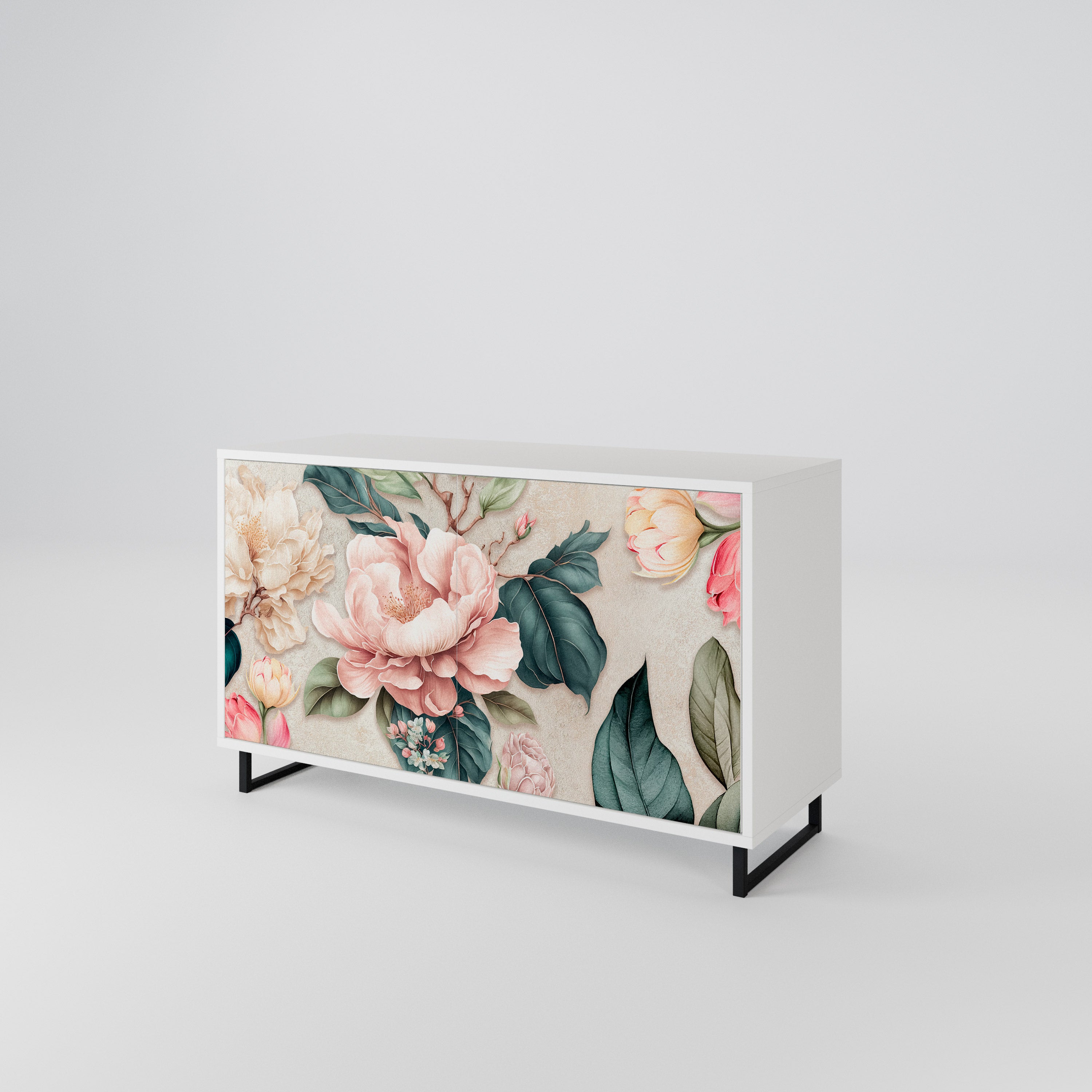 FLORAL GRACE Aparador de 2 Puertas