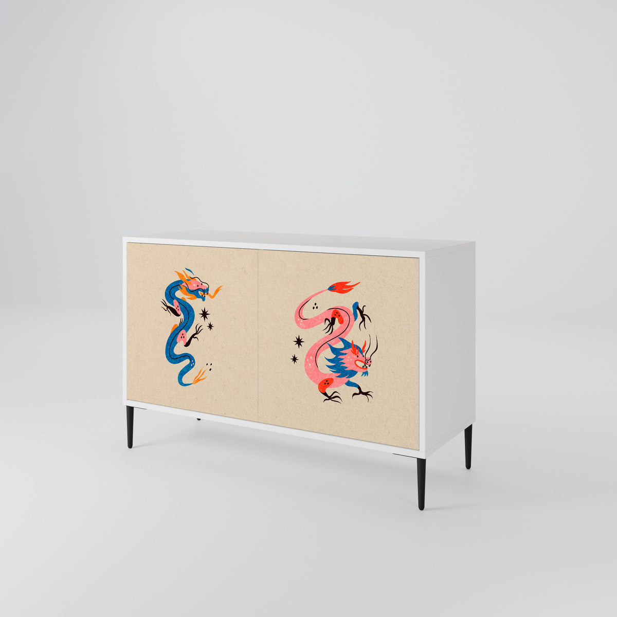 MYTHOLOGICAL CREATURES Aparador de 2 Puertas