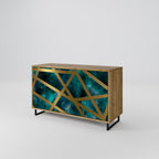 THE LABYRINTH OF GOLD 2-Door Sideboard in Oak Effect