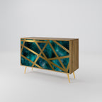 THE LABYRINTH OF GOLD 2-Door Sideboard in Oak Effect