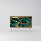 THE LABYRINTH OF GOLD 2-Door Sideboard in Oak Effect