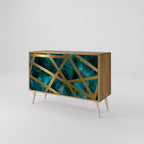 THE LABYRINTH OF GOLD 2-Door Sideboard in Oak Effect