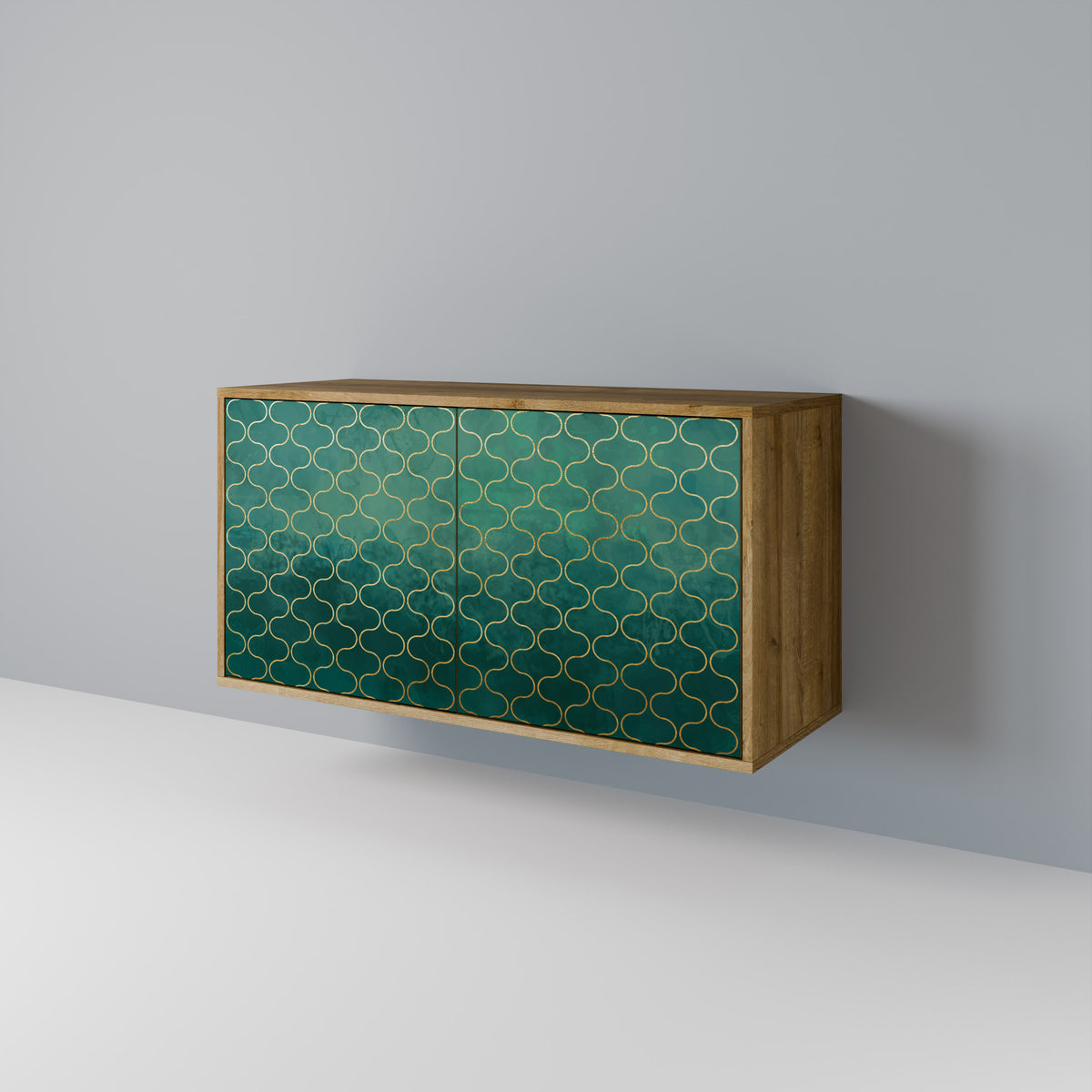 TESSELATED GREENERY Aparador de 2 Puertas