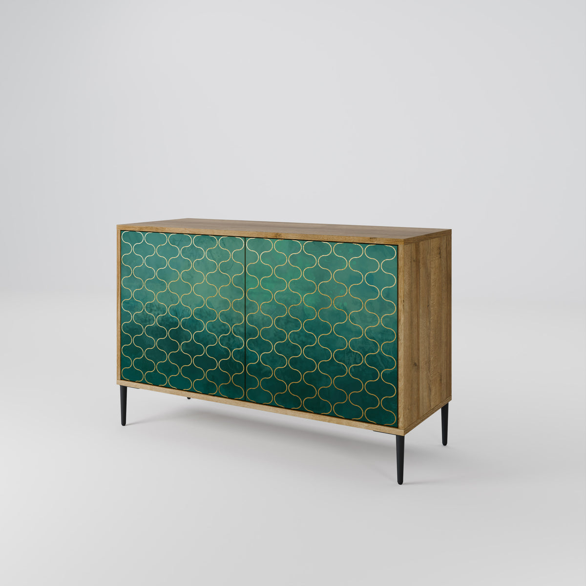 TESSELATED GREENERY Aparador de 2 Puertas