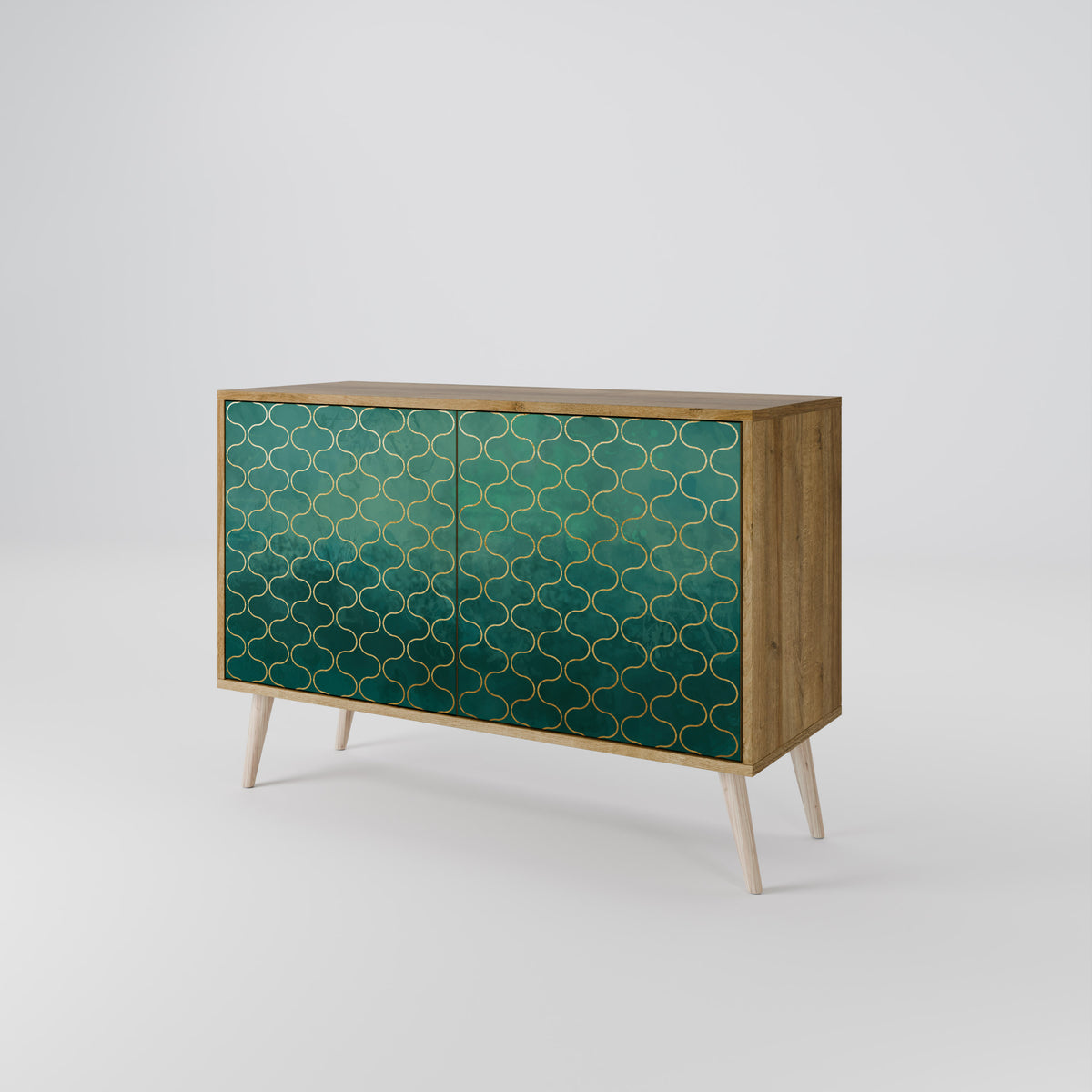 TESSELATED GREENERY Aparador de 2 Puertas