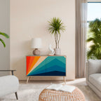 PRISM CONCUSSION 2-Door Sideboard in Oak Effect