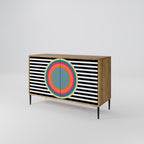 SPECTRA SHOWCASE 2-Door Sideboard in Oak Effect