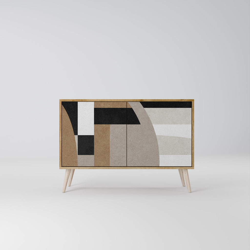 DELICATE MEMENTO 2-Door Sideboard in Oak Effect