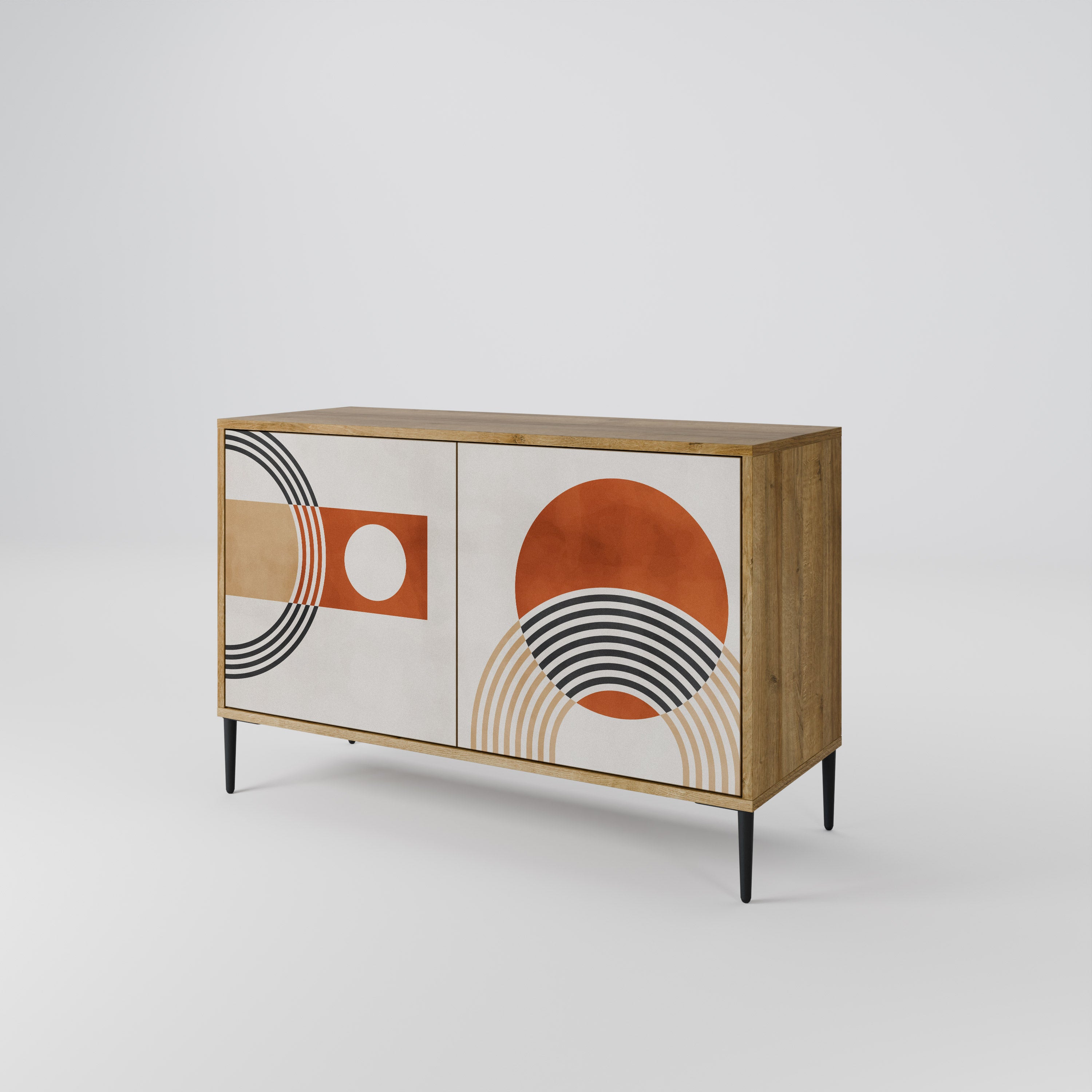 SPACE AROUND 2-Door Sideboard in Oak Effect