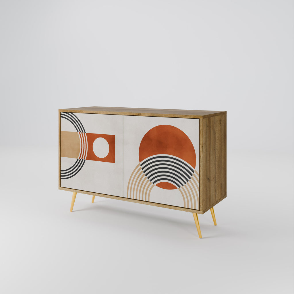 SPACE AROUND 2-Door Sideboard in Oak Effect