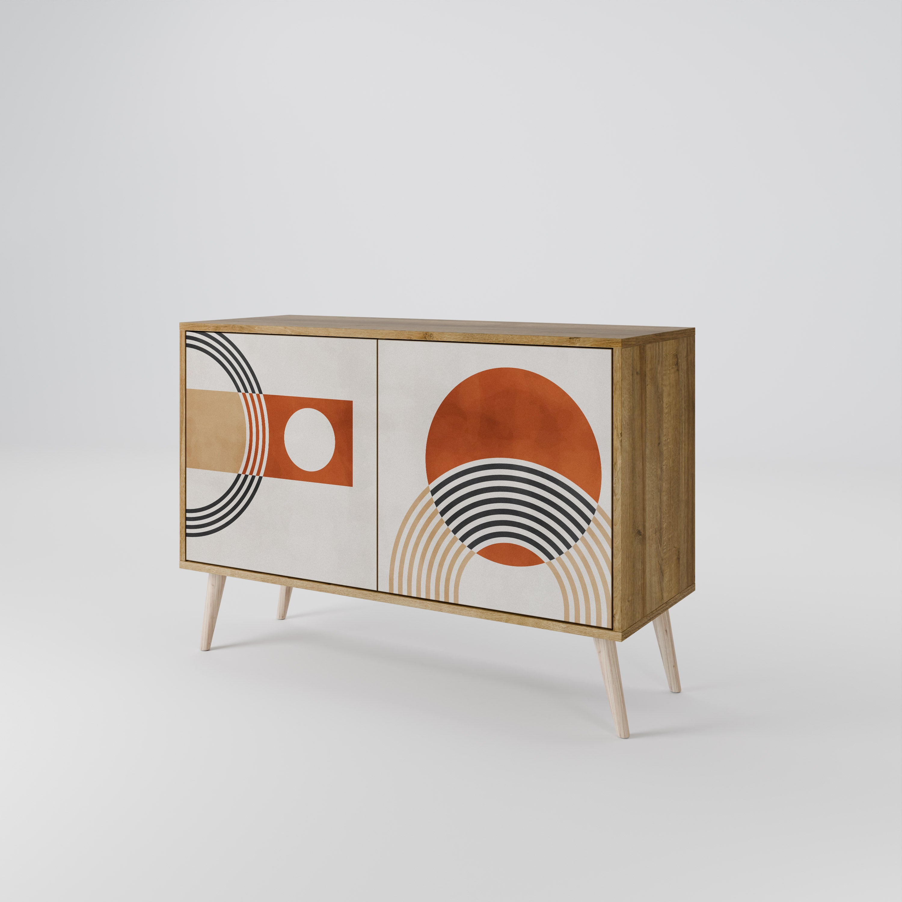 SPACE AROUND 2-Door Sideboard in Oak Effect