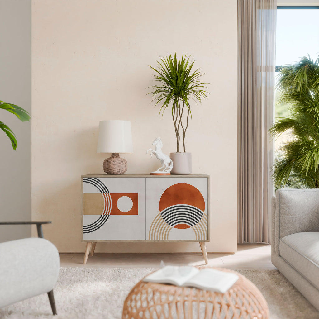 SPACE AROUND 2-Door Sideboard in Oak Effect