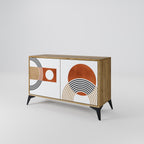 CIRCLE RHYTM 2-Door Sideboard in Oak Effect