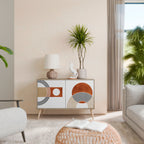 CIRCLE RHYTM 2-Door Sideboard in Oak Effect