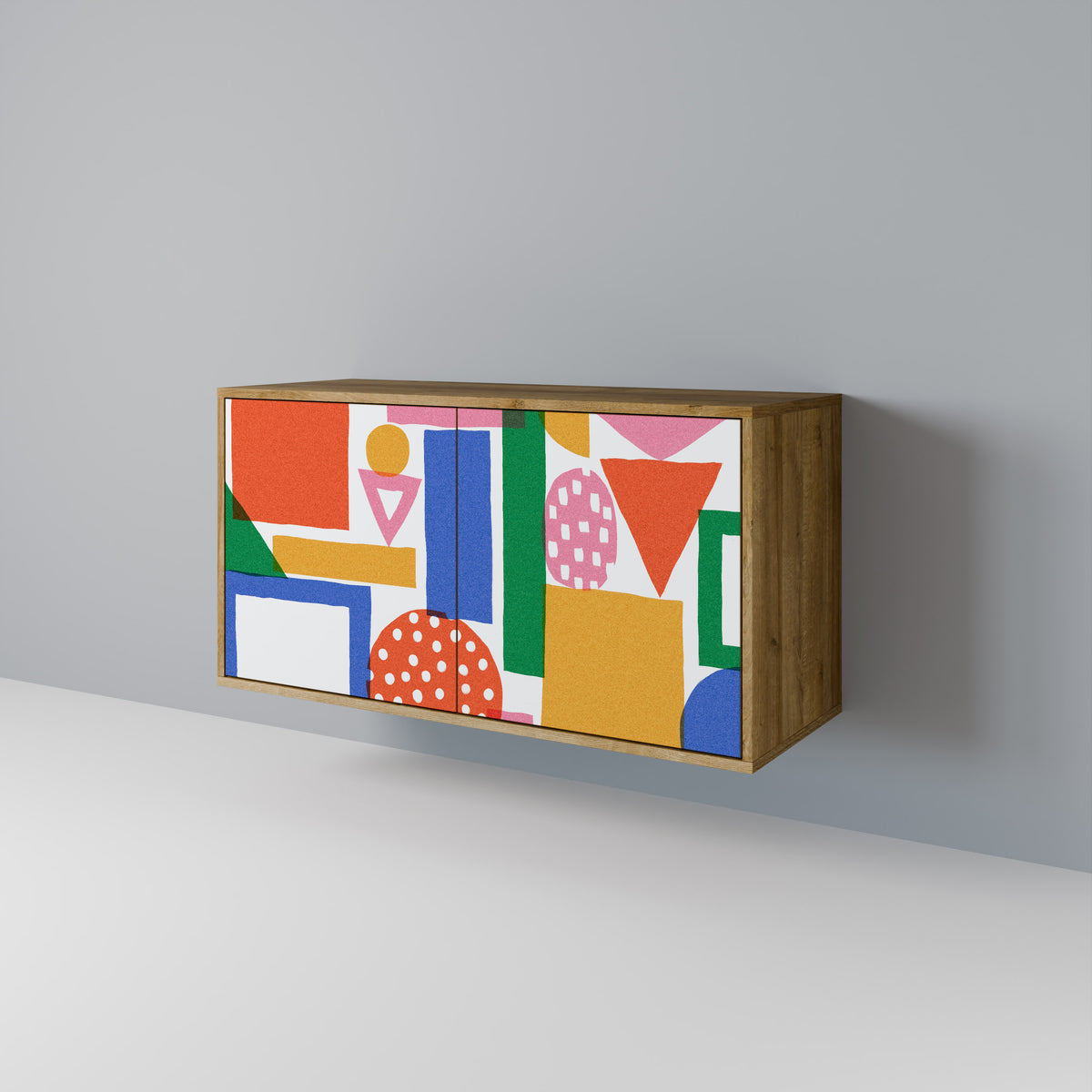 GEOMETRIC GLIMMER Aparador de 2 Puertas