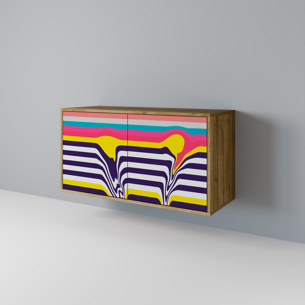 TONE COLLAPSE 2-Door Sideboard in Oak Effect