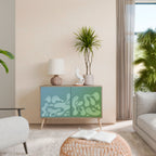 IRREGULAR BLUE Aparador de 2 Puertas