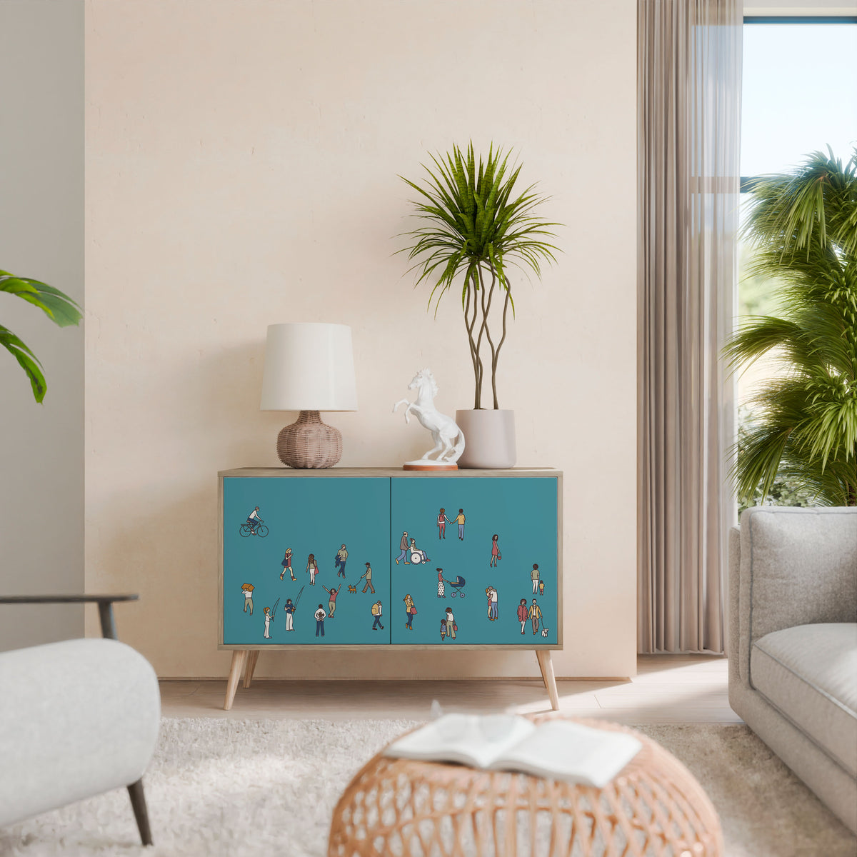 COLLECTIVE STREAM 2-Door Sideboard
