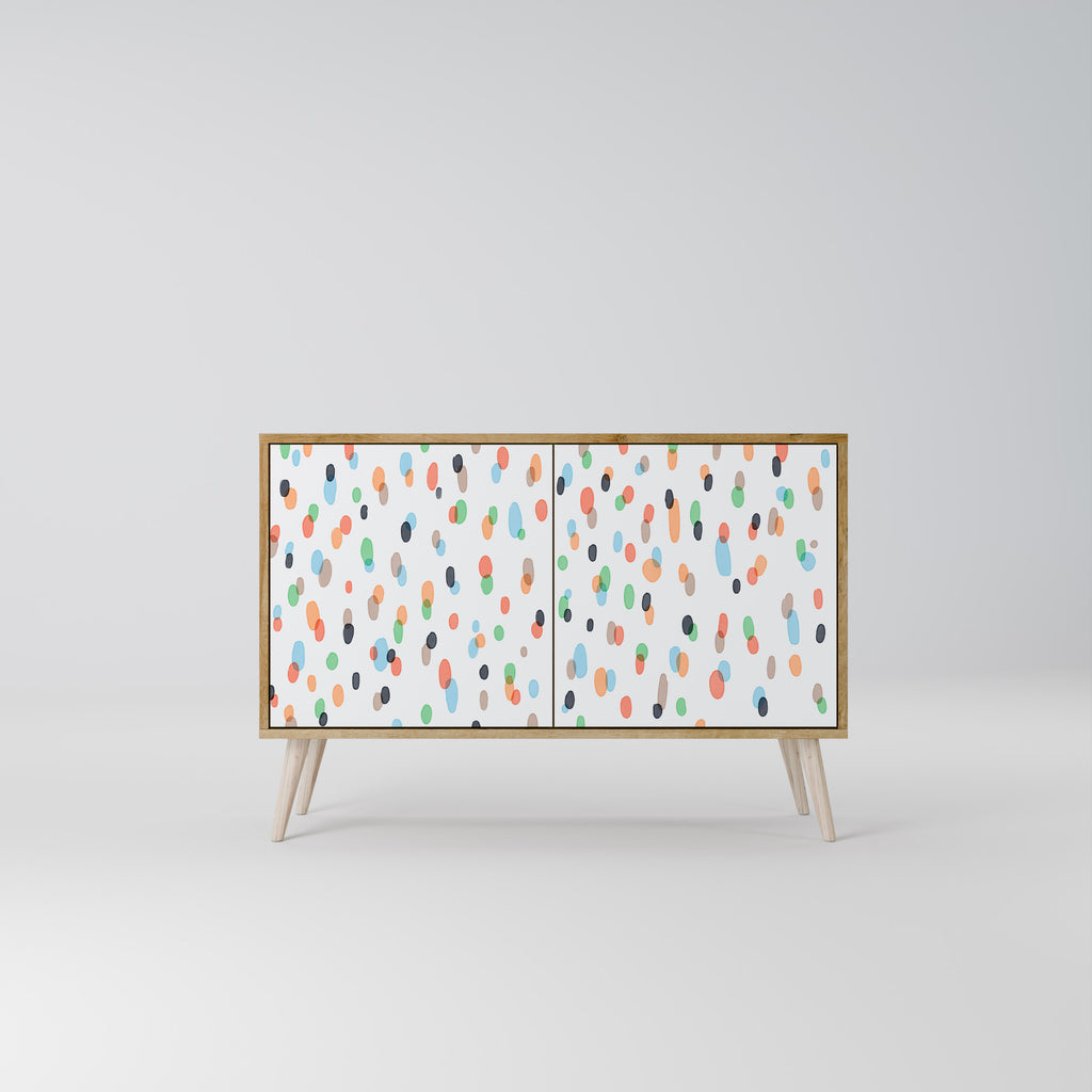 ENERGETIC SPOTS 2-Door Sideboard in Oak Effect