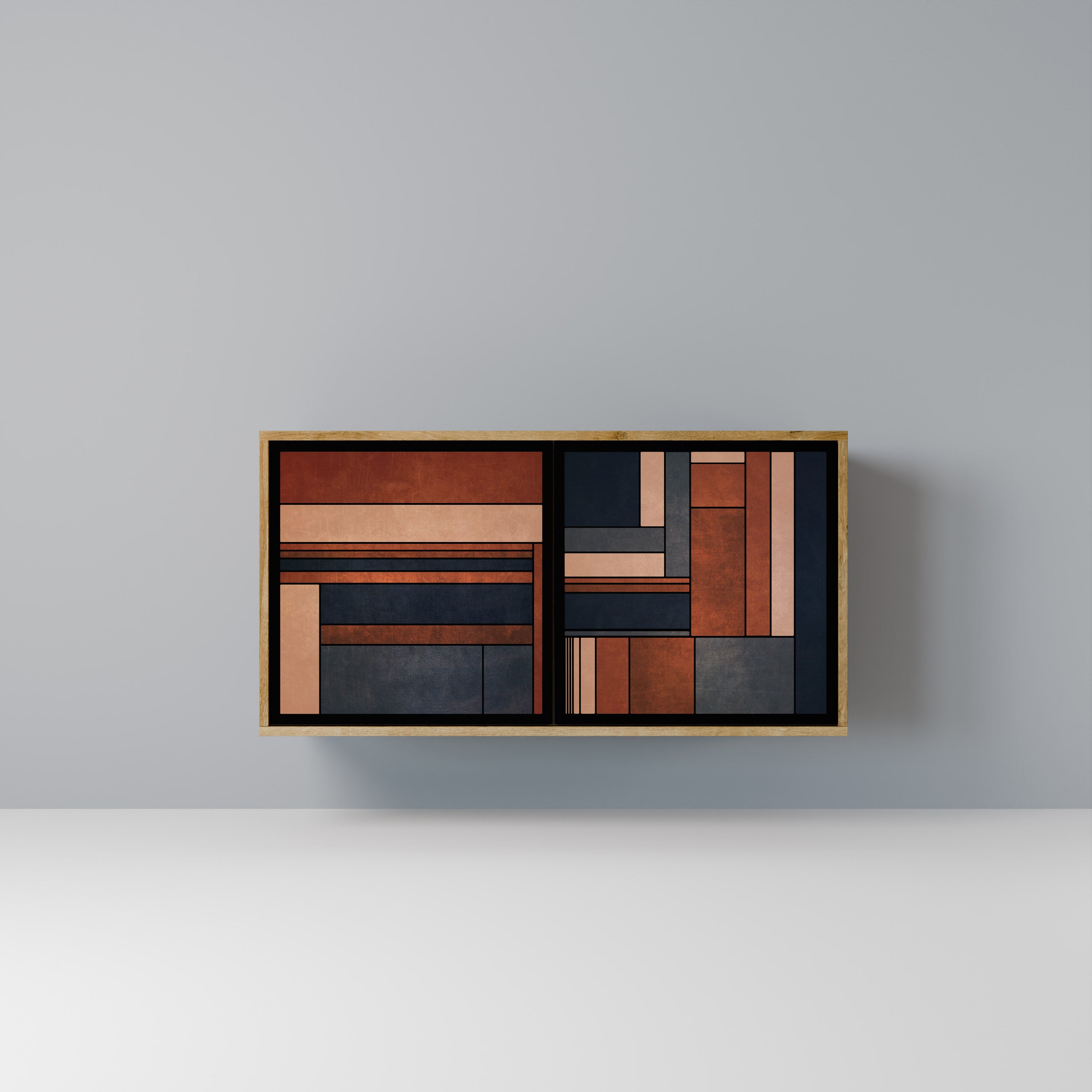 INTREPID FORMATION 2-Door Sideboard in Oak Effect